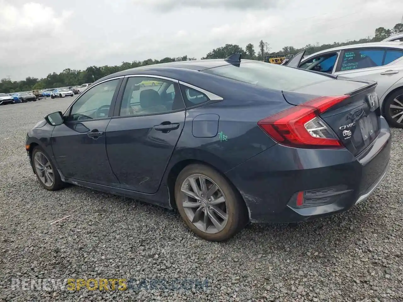 2 Photograph of a damaged car 19XFC1F79ME001334 HONDA CIVIC 2021