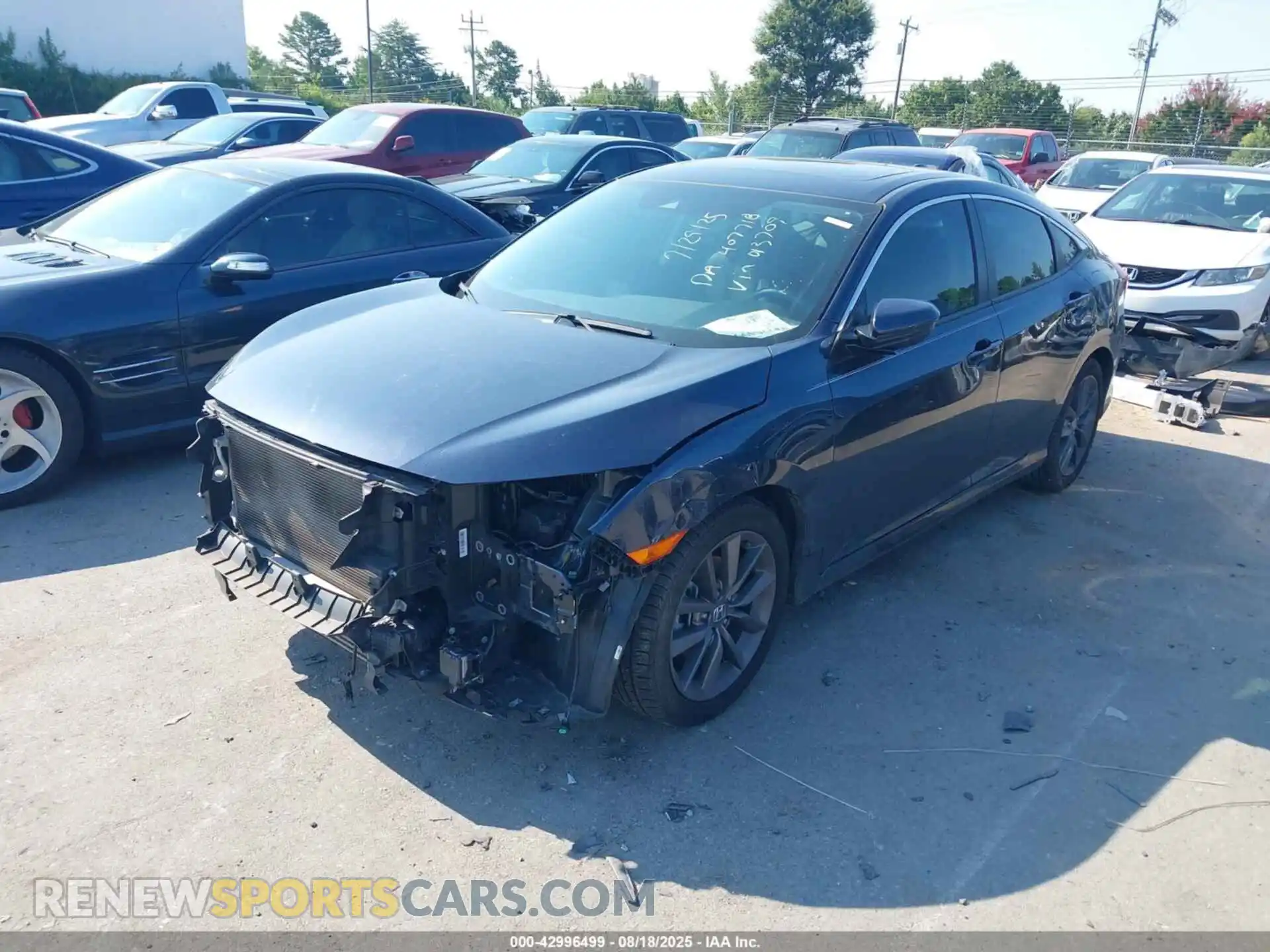2 Photograph of a damaged car 19XFC1F79ME013709 HONDA CIVIC 2021