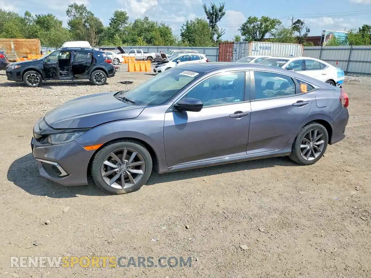 1 Photograph of a damaged car 19XFC1F7XME007417 HONDA CIVIC 2021