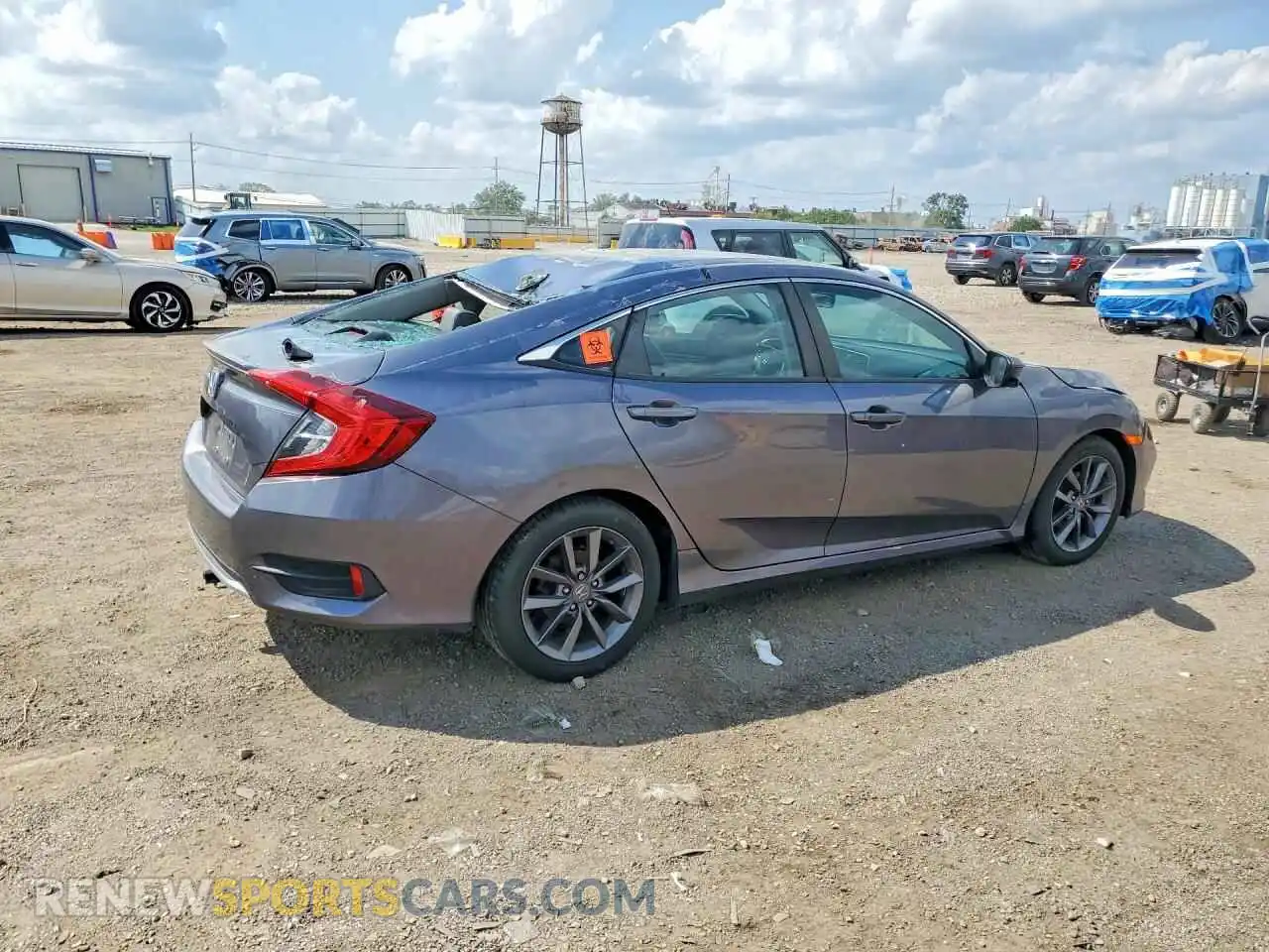 3 Photograph of a damaged car 19XFC1F7XME007417 HONDA CIVIC 2021