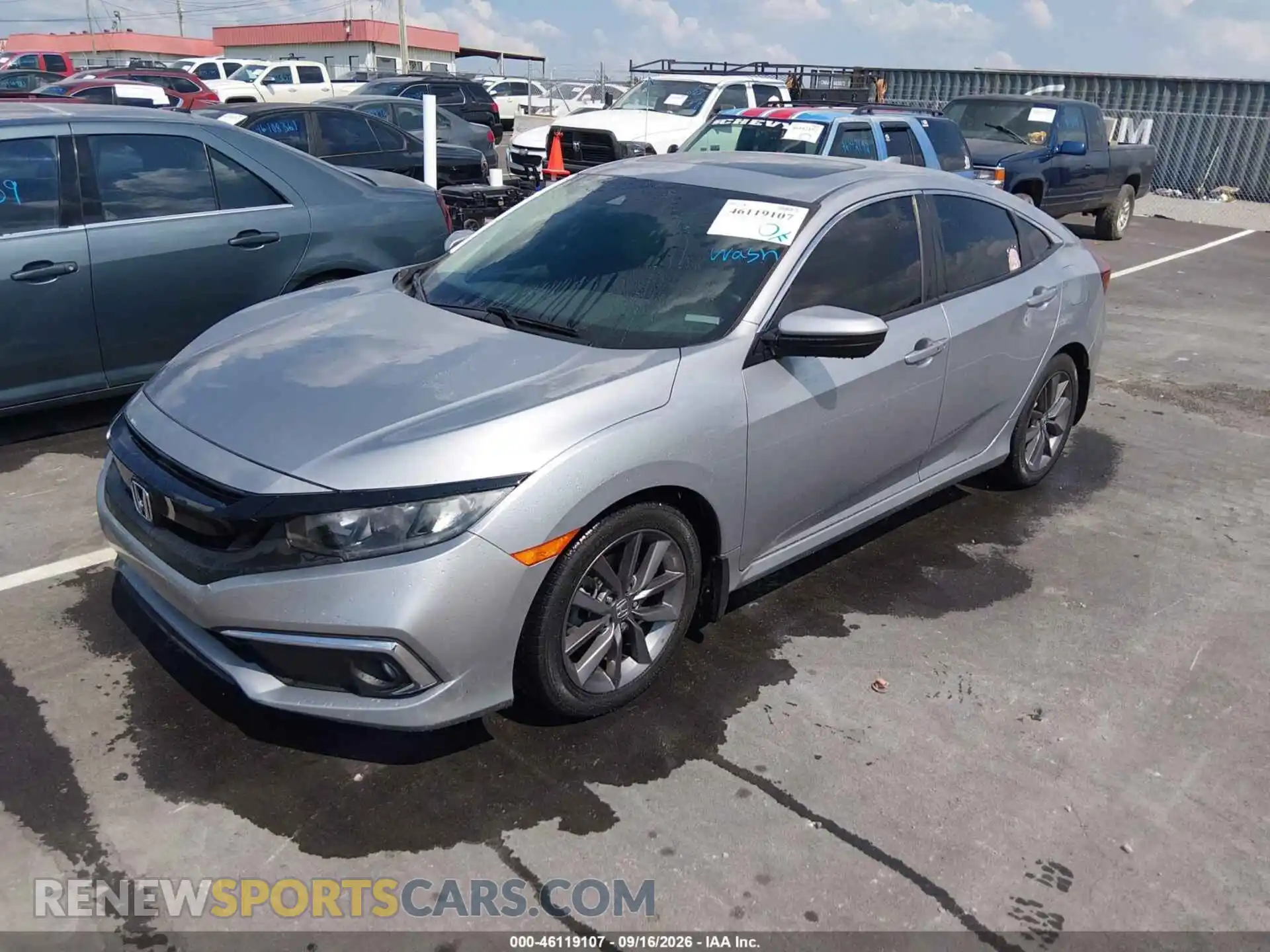 2 Photograph of a damaged car 19XFC1F7XME008485 HONDA CIVIC 2021