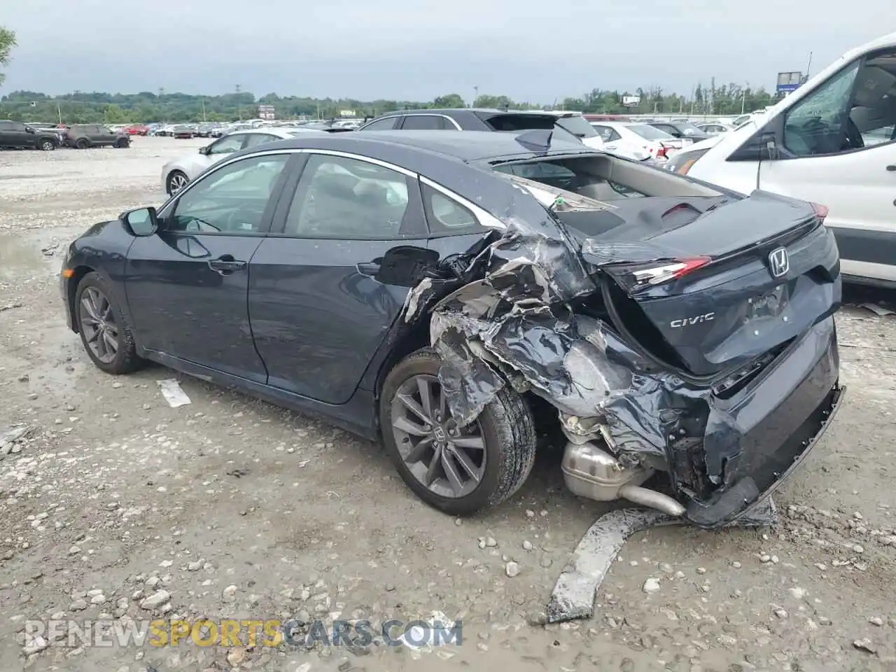 2 Photograph of a damaged car 19XFC1F7XME011791 HONDA CIVIC 2021