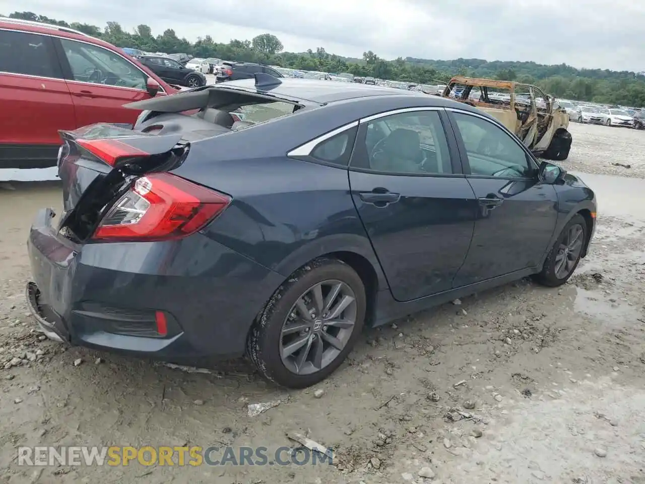 3 Photograph of a damaged car 19XFC1F7XME011791 HONDA CIVIC 2021