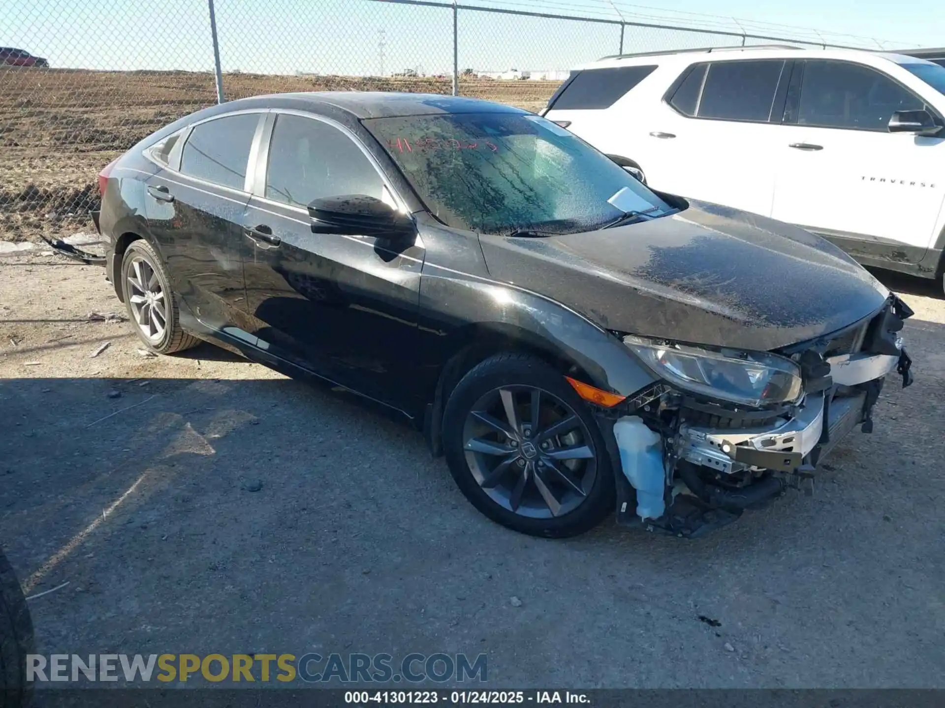 1 Photograph of a damaged car 19XFC1F7XME013492 HONDA CIVIC 2021
