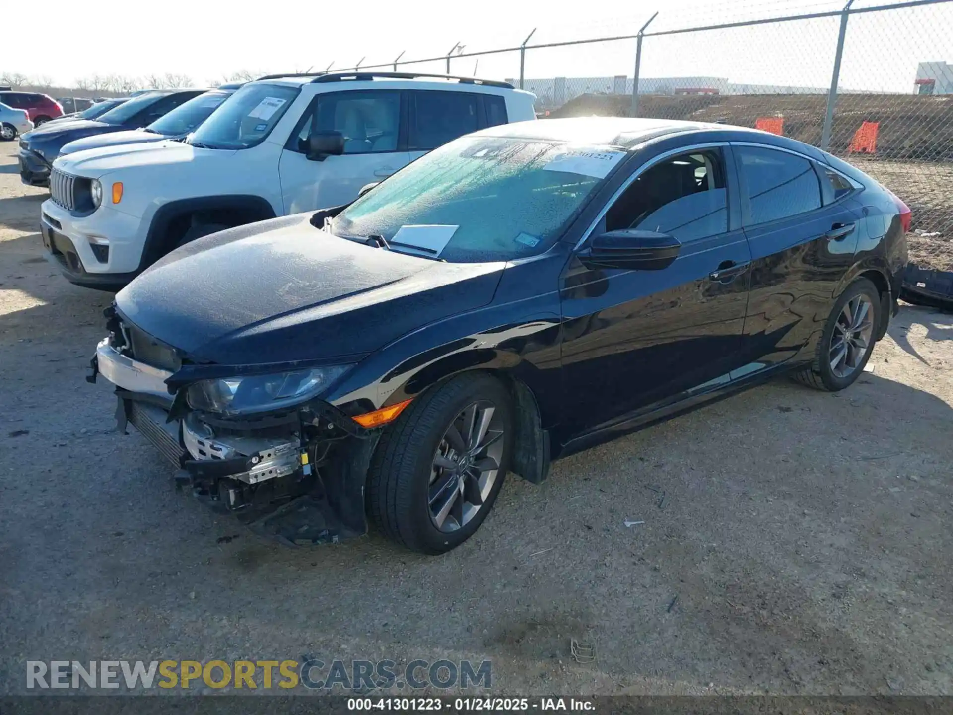 2 Photograph of a damaged car 19XFC1F7XME013492 HONDA CIVIC 2021
