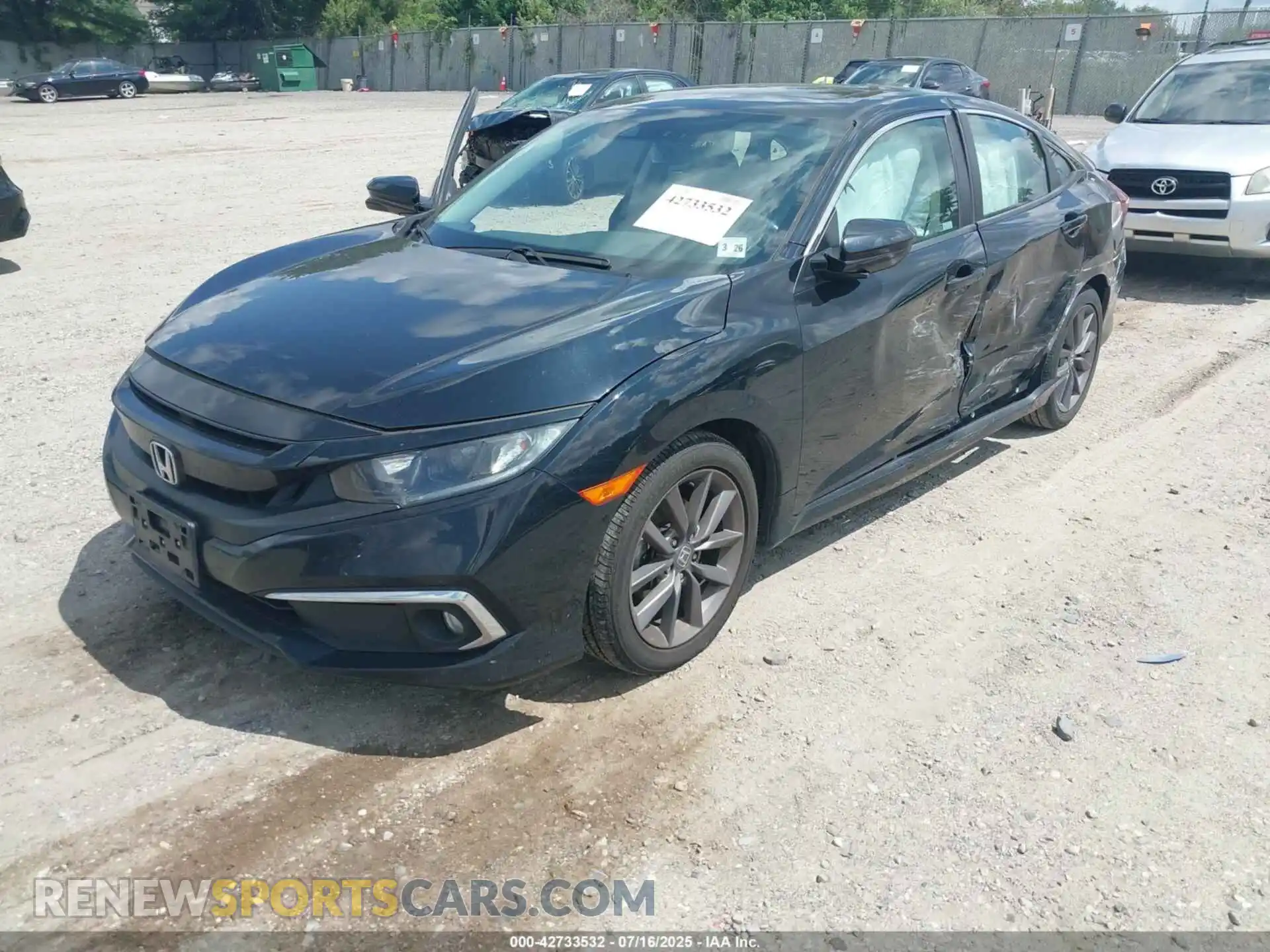2 Photograph of a damaged car 19XFC1F7XME204975 HONDA CIVIC 2021
