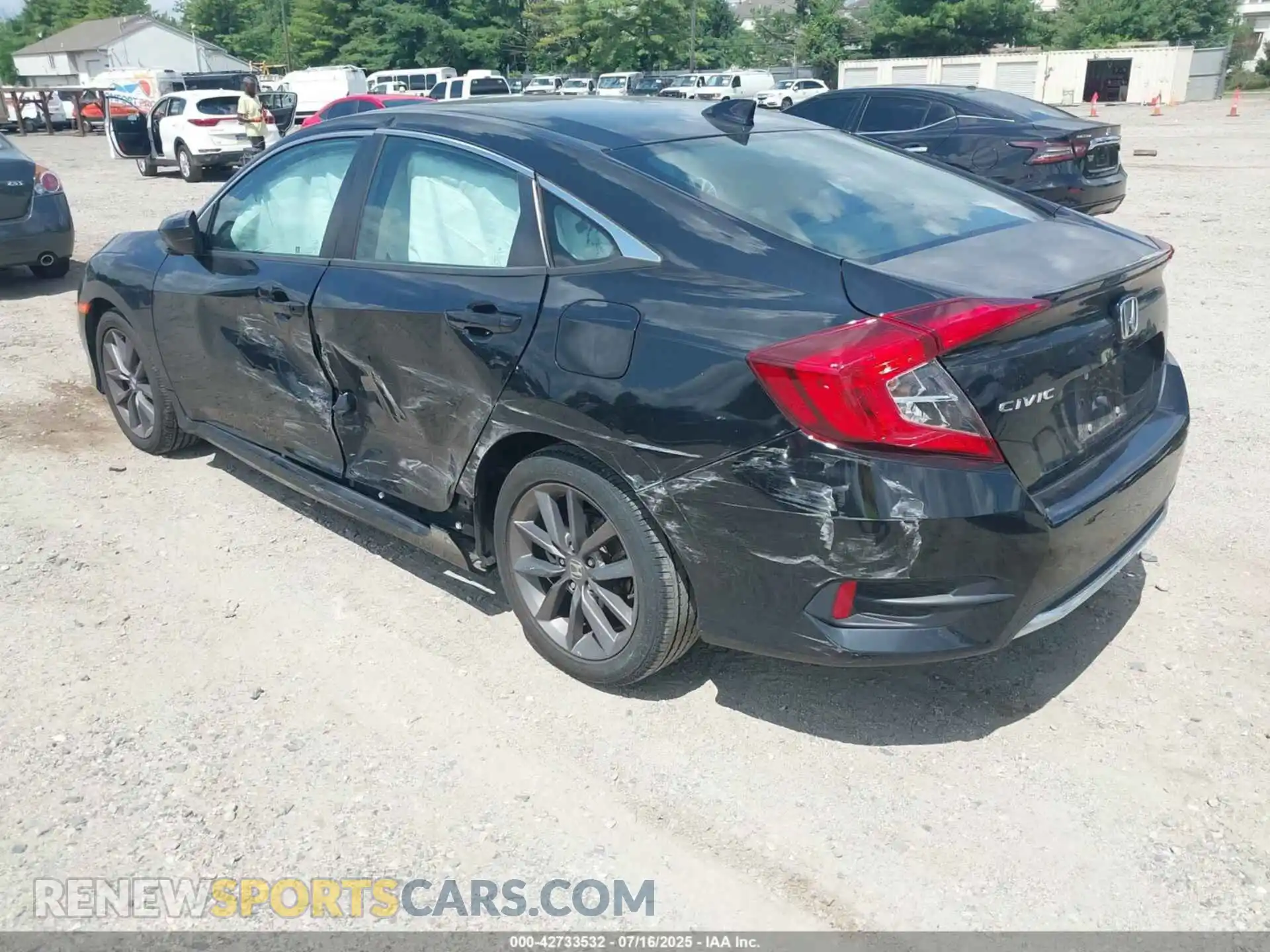 3 Photograph of a damaged car 19XFC1F7XME204975 HONDA CIVIC 2021