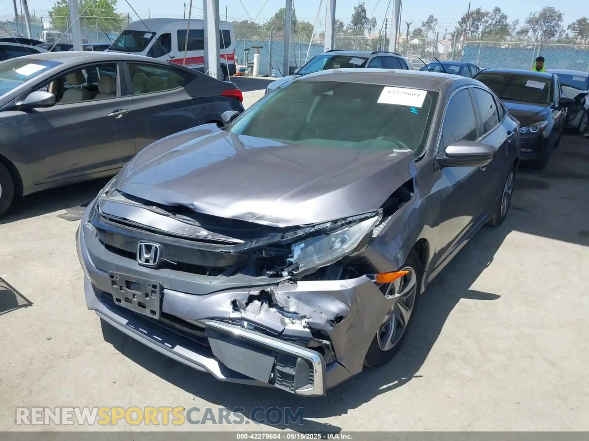 2 Photograph of a damaged car 19XFC2F62ME201341 HONDA CIVIC 2021