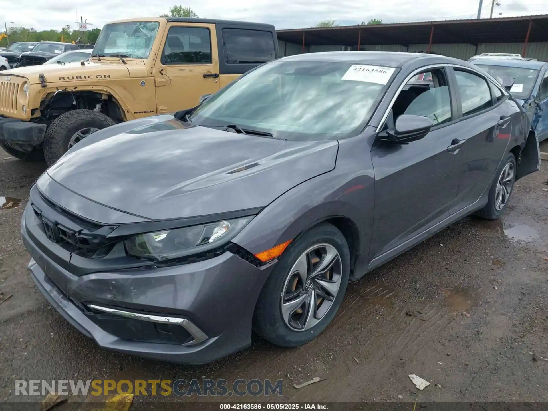 2 Фотография поврежденного автомобиля 19XFC2F64ME001657 HONDA CIVIC 2021