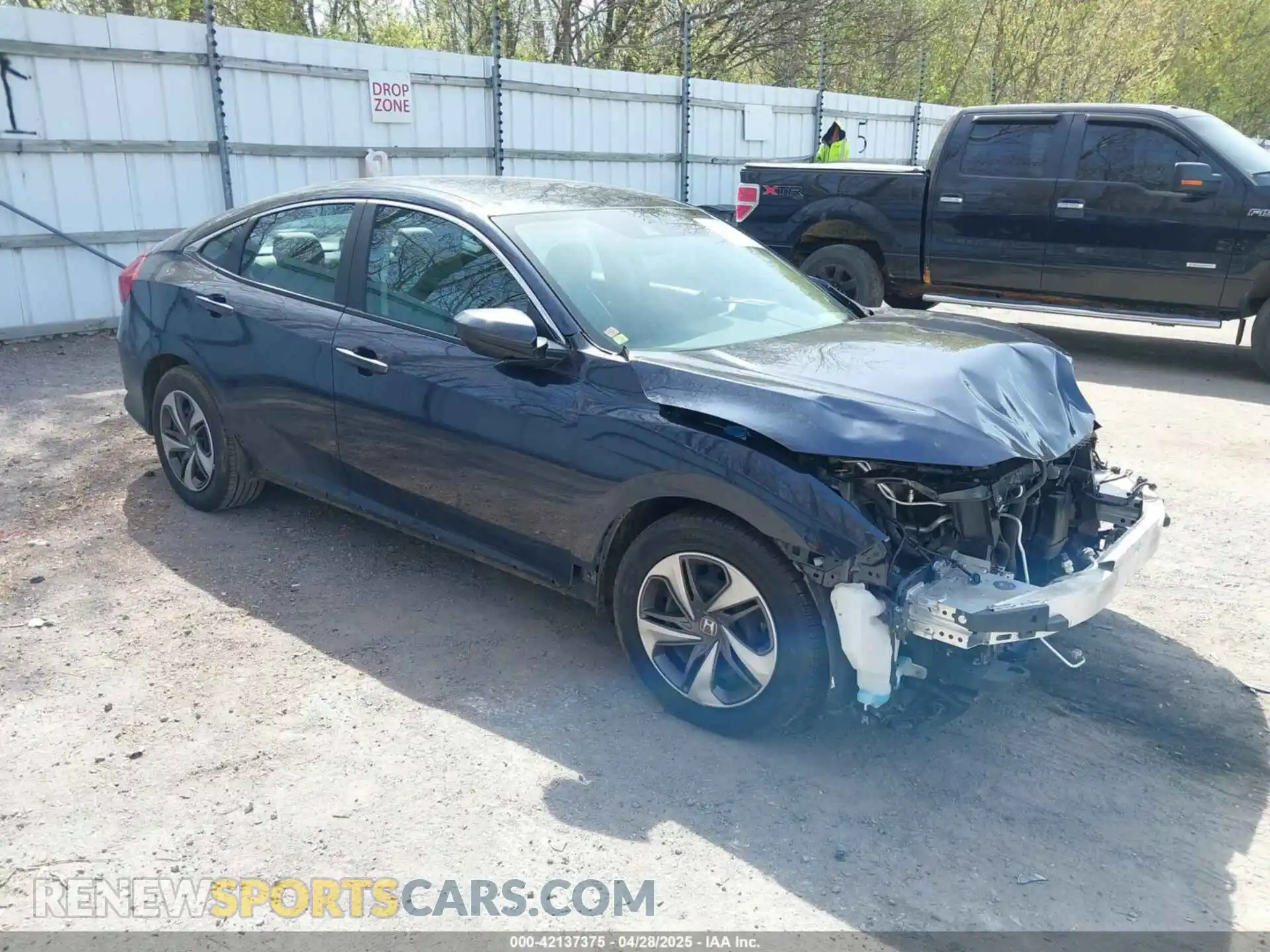 1 Photograph of a damaged car 19XFC2F65ME000324 HONDA CIVIC 2021