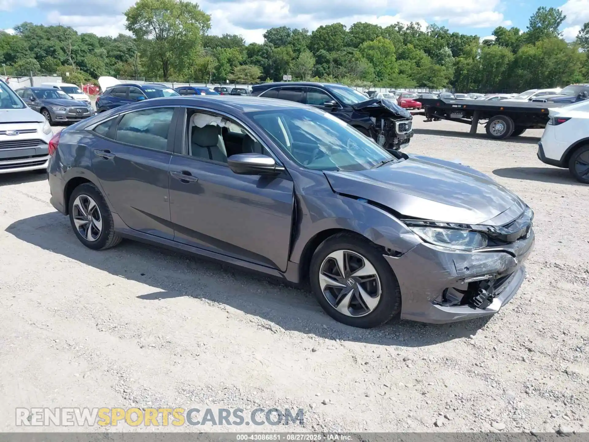 1 Photograph of a damaged car 19XFC2F67ME201223 HONDA CIVIC 2021