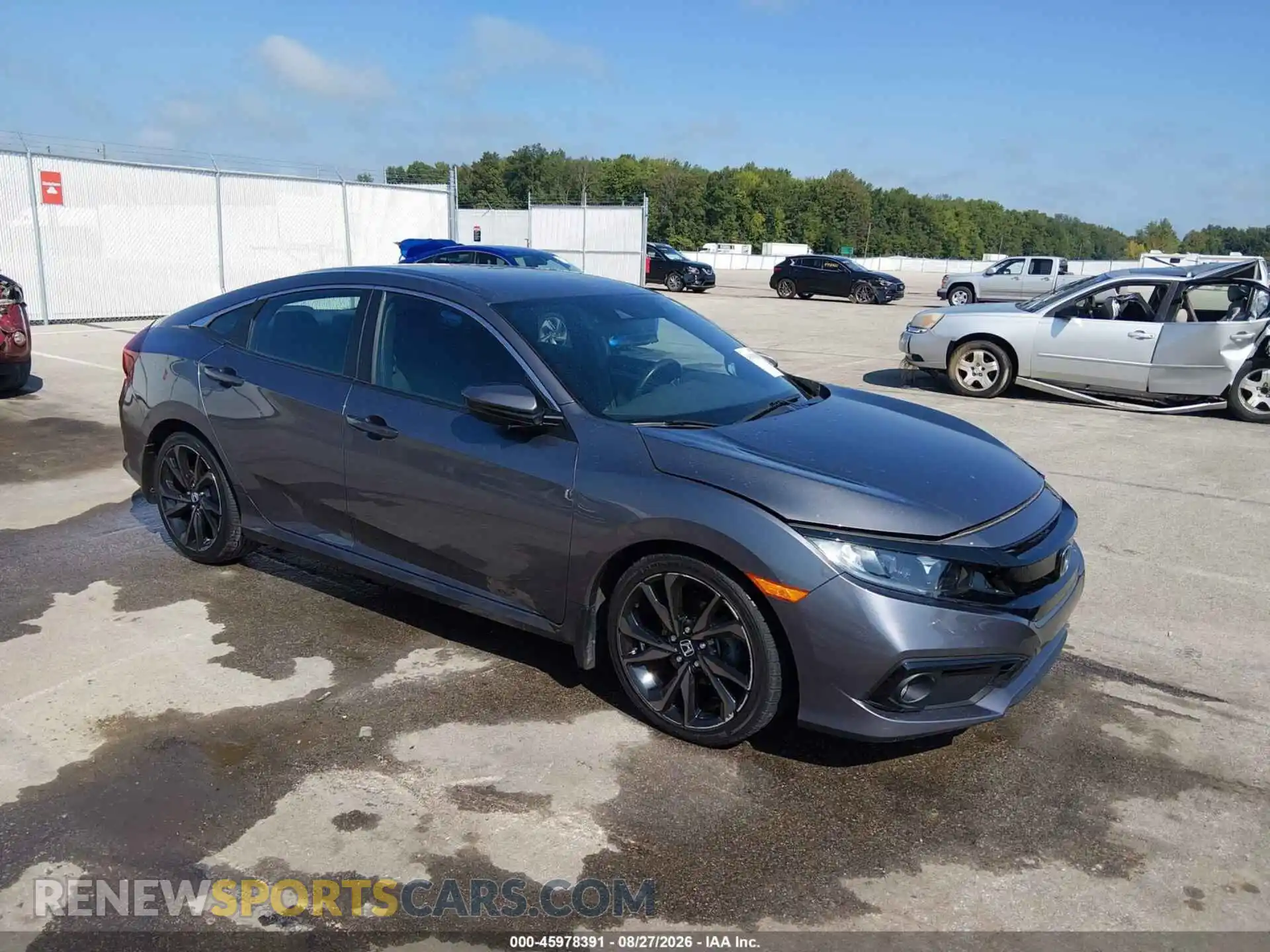1 Photograph of a damaged car 19XFC2F80ME000880 HONDA CIVIC 2021