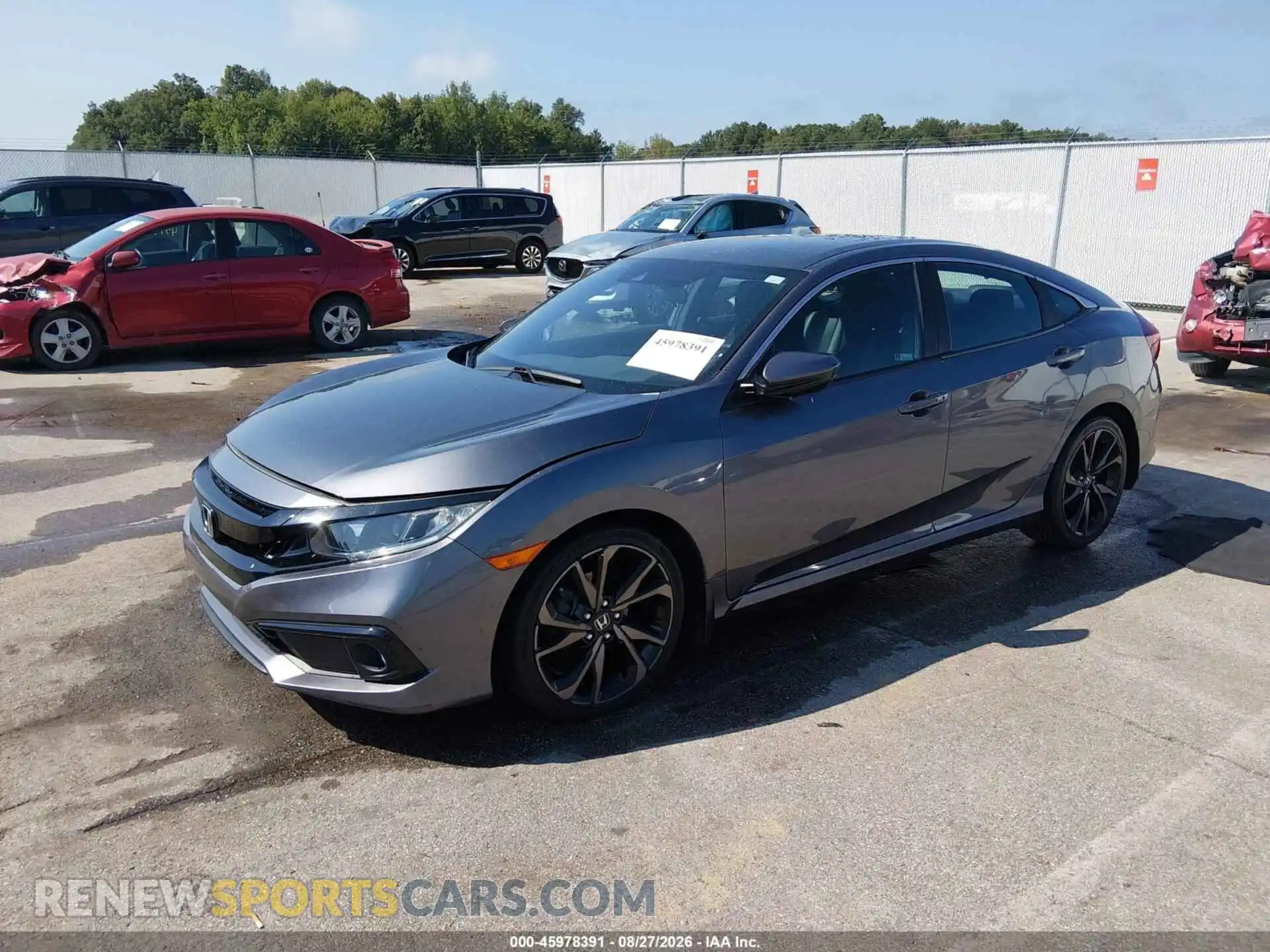 2 Photograph of a damaged car 19XFC2F80ME000880 HONDA CIVIC 2021