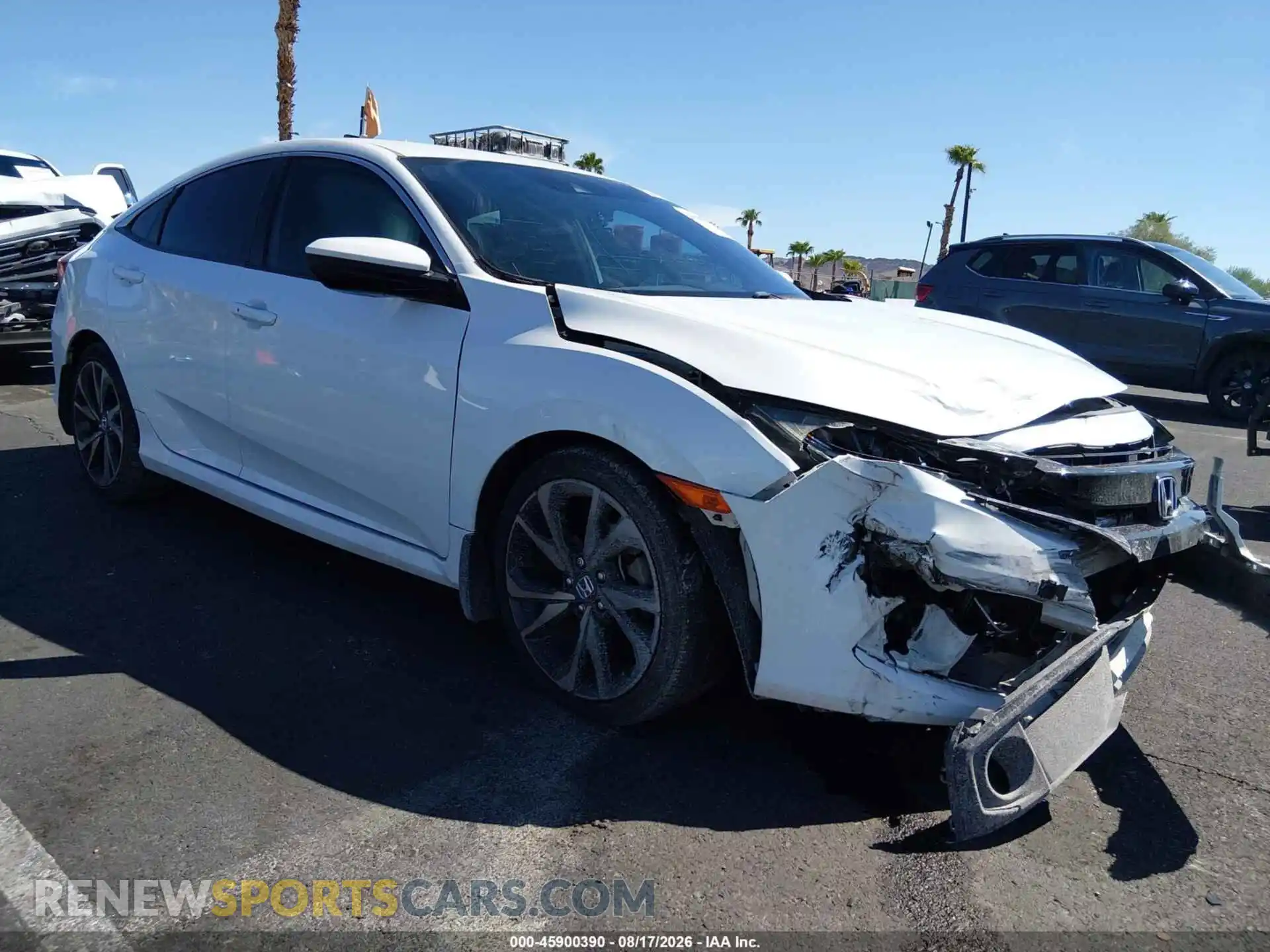 1 Photograph of a damaged car 19XFC2F81ME003674 HONDA CIVIC 2021