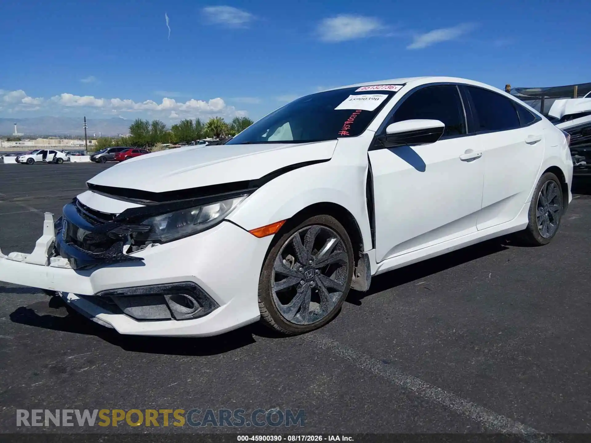 2 Photograph of a damaged car 19XFC2F81ME003674 HONDA CIVIC 2021