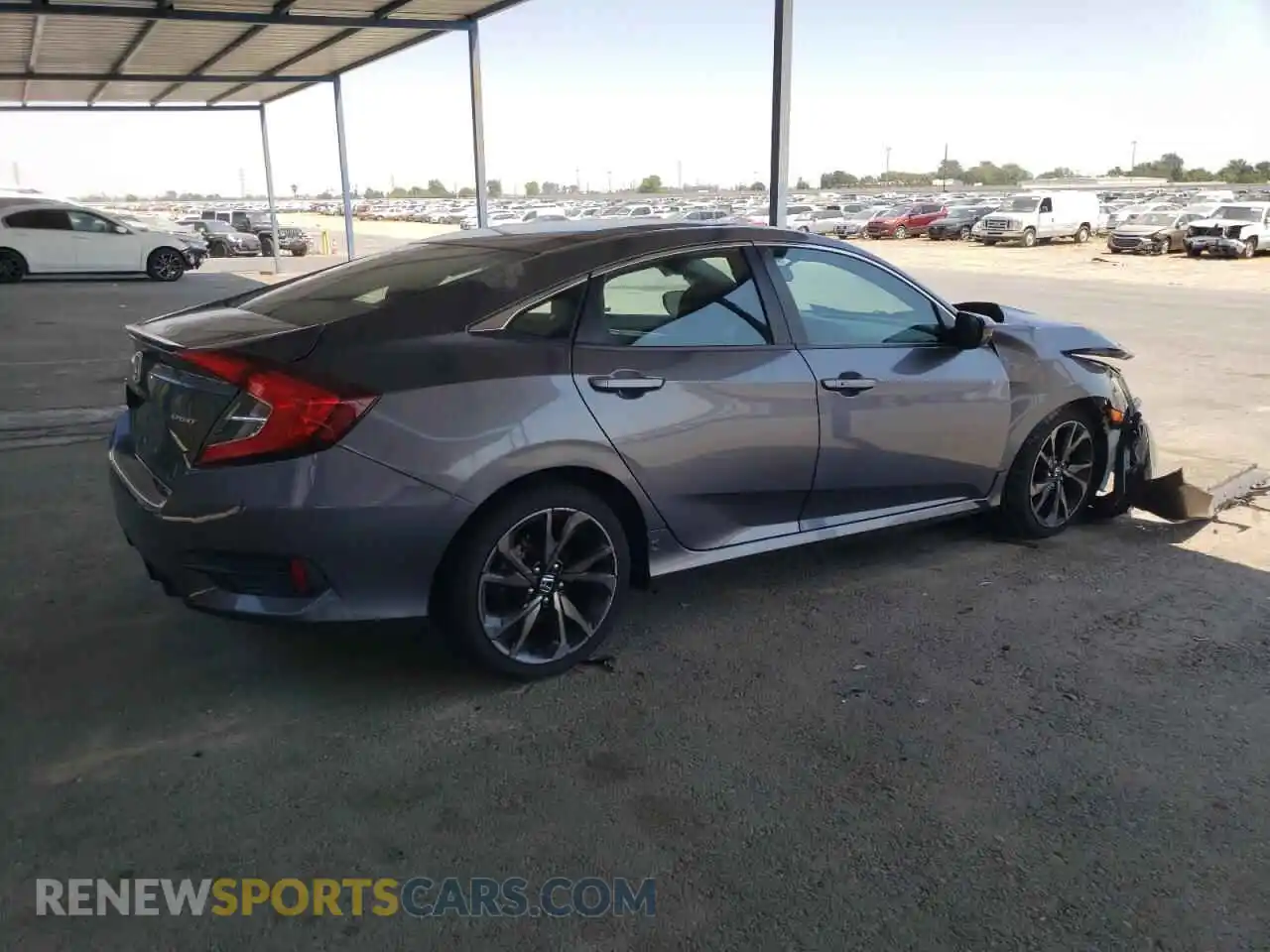 3 Photograph of a damaged car 19XFC2F81ME203244 HONDA CIVIC 2021