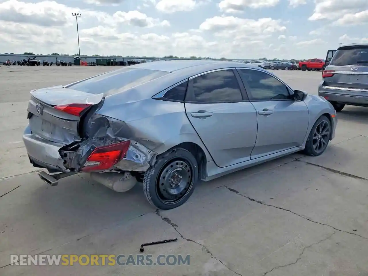 3 Photograph of a damaged car 19XFC2F82ME002291 HONDA CIVIC 2021