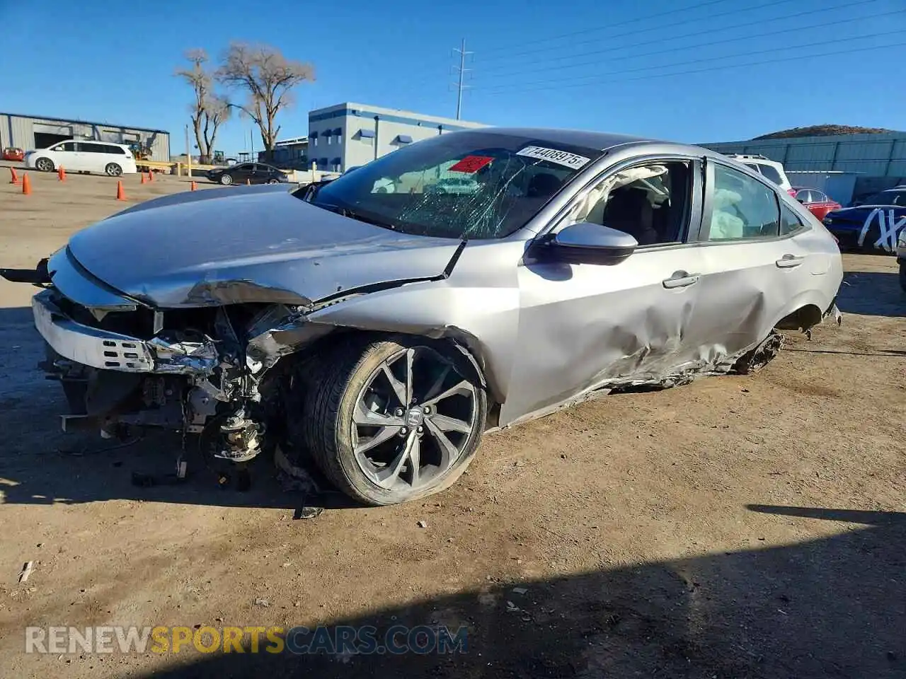 1 Photograph of a damaged car 19XFC2F82ME002856 HONDA CIVIC 2021
