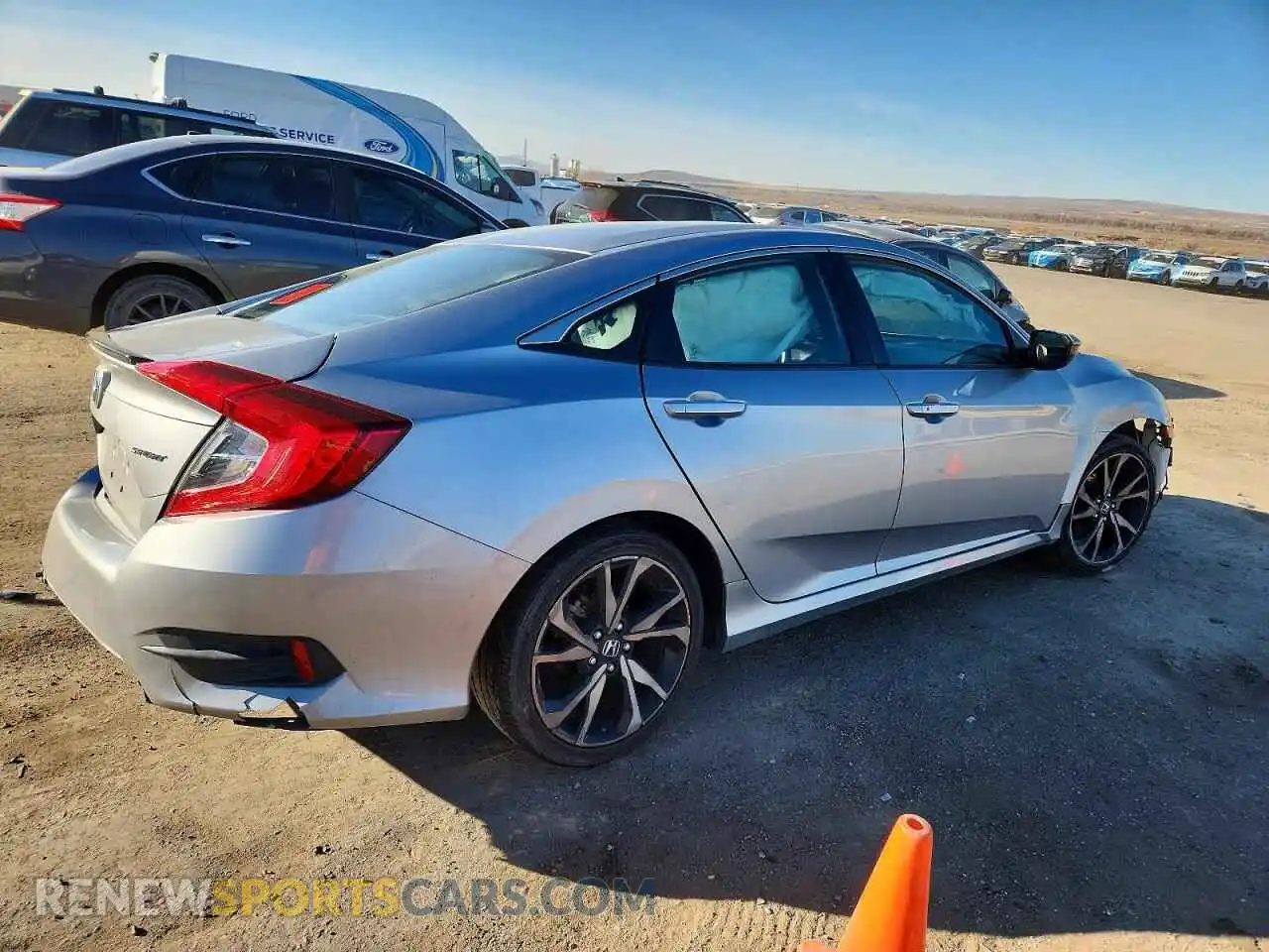 3 Photograph of a damaged car 19XFC2F82ME002856 HONDA CIVIC 2021