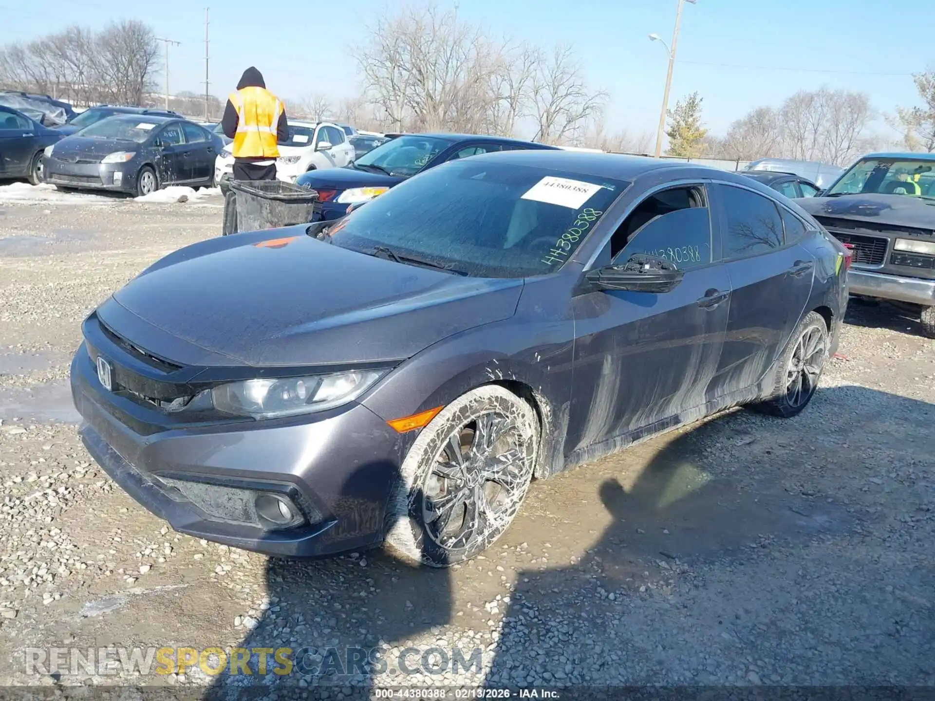 2 Photograph of a damaged car 19XFC2F82ME003649 HONDA CIVIC 2021