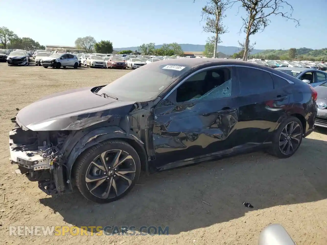 1 Photograph of a damaged car 19XFC2F82ME201471 HONDA CIVIC 2021
