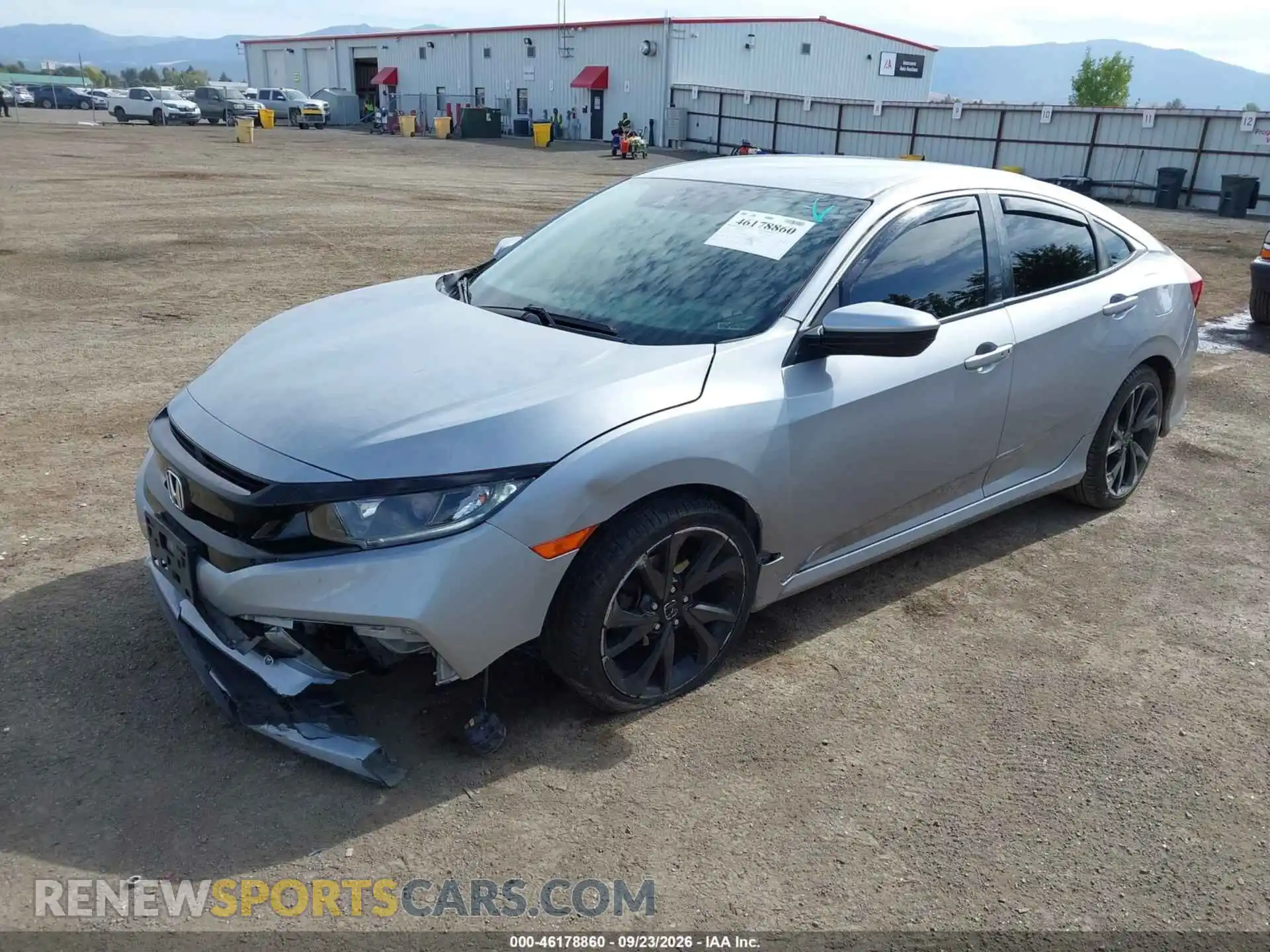 2 Photograph of a damaged car 19XFC2F82ME201972 HONDA CIVIC 2021