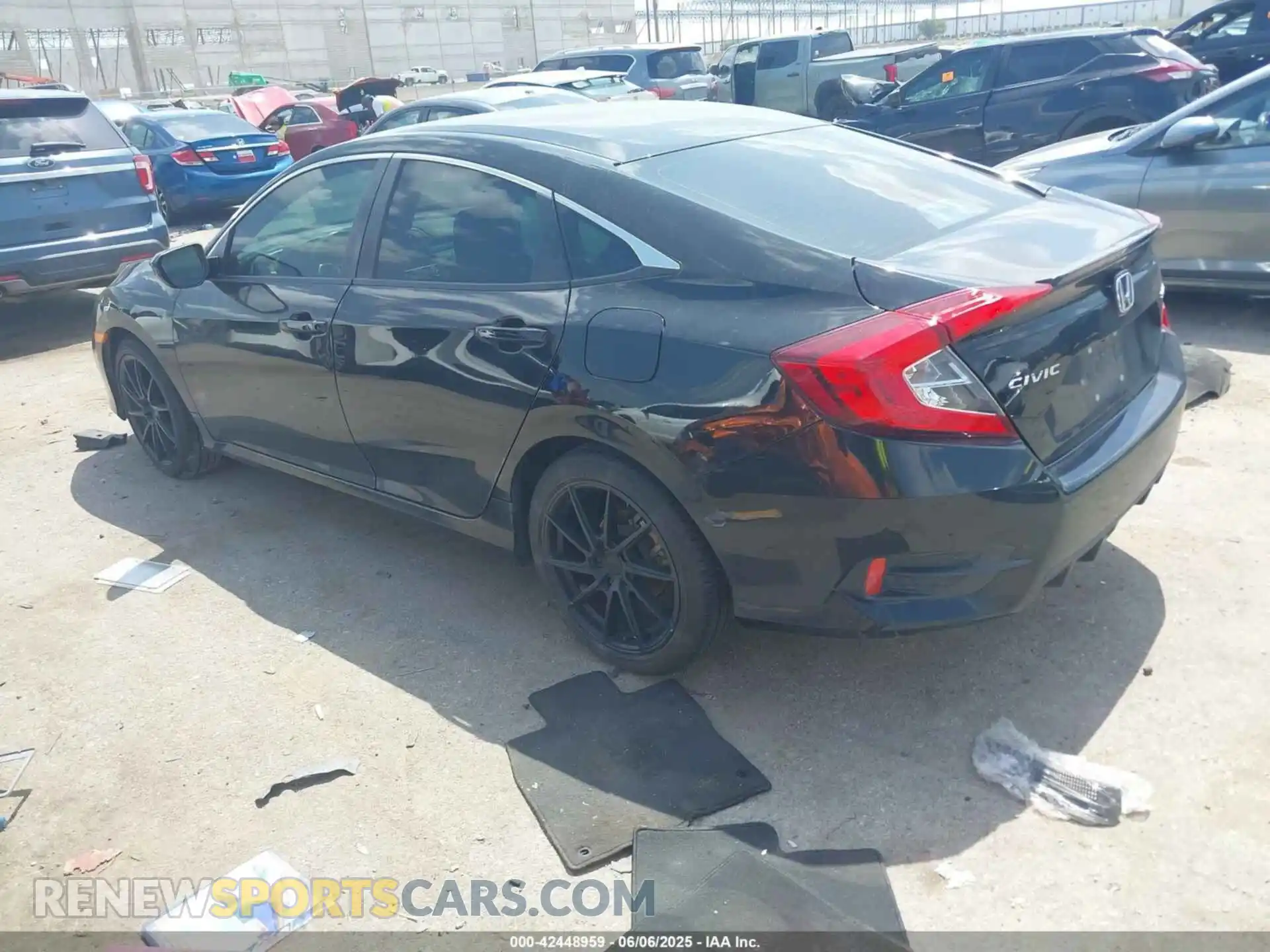 3 fotografías del automóvil dañado 19XFC2F82ME203169 HONDA CIVIC 2021