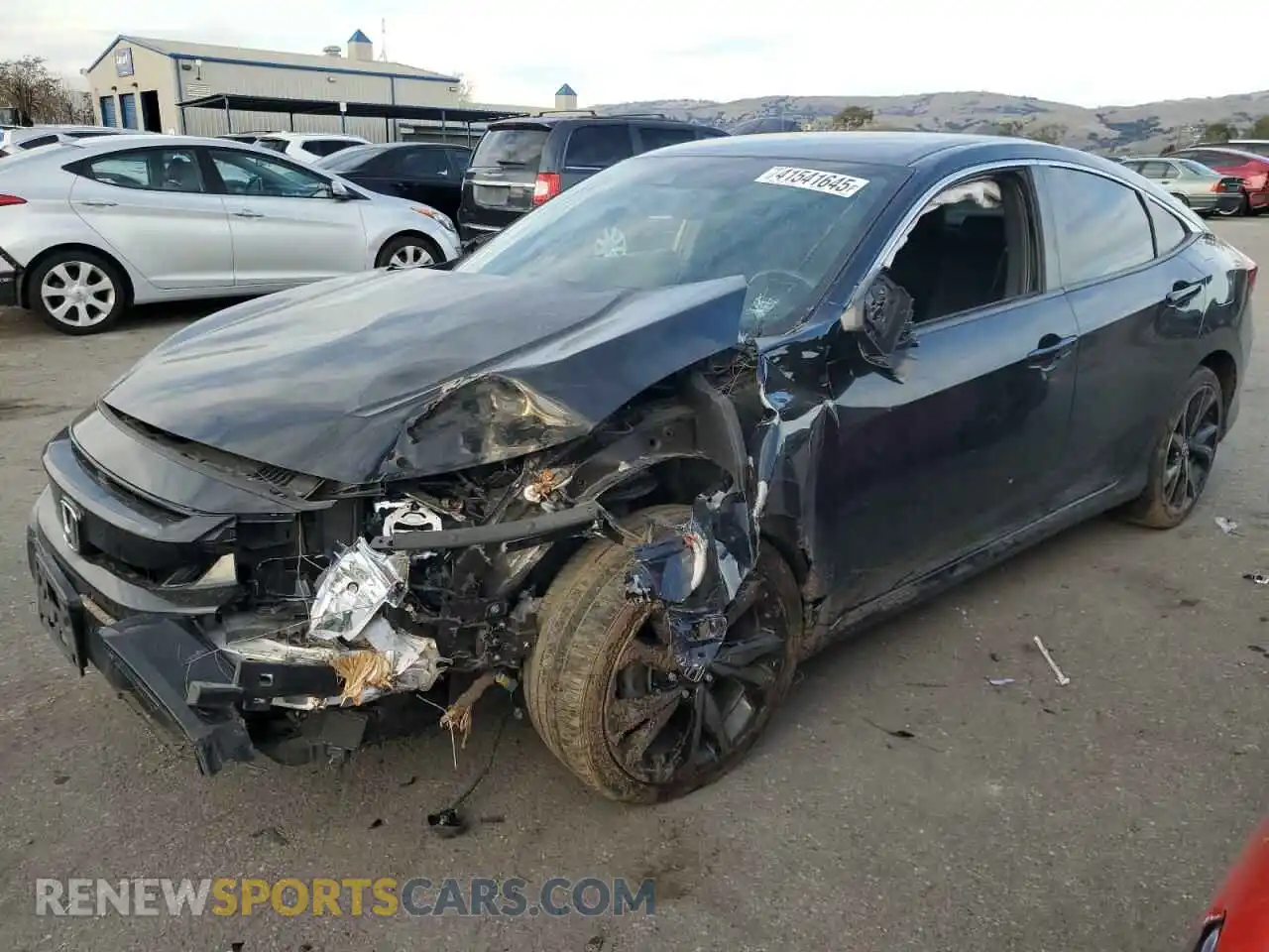 1 Photograph of a damaged car 19XFC2F82ME203270 HONDA CIVIC 2021