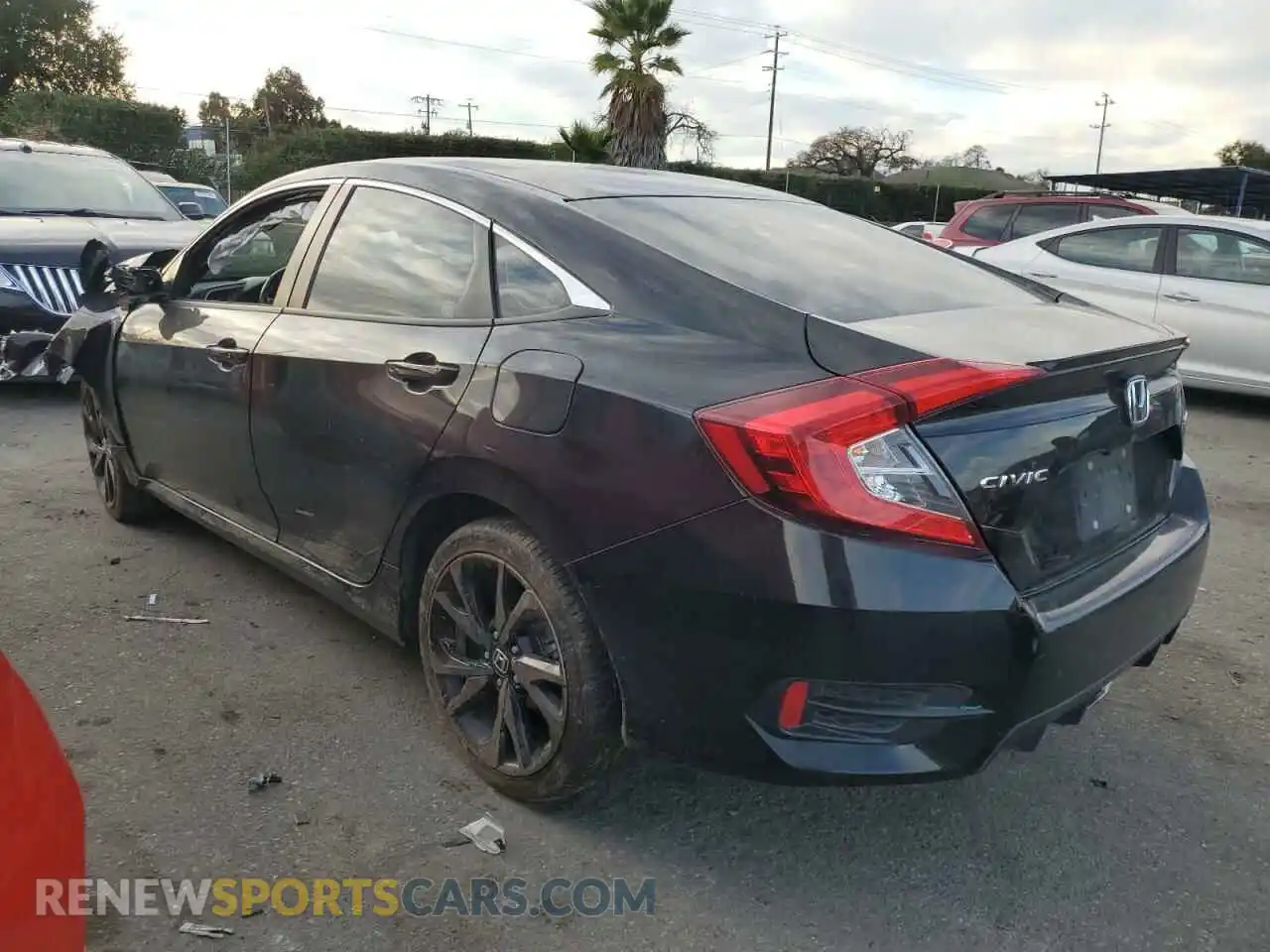 2 Photograph of a damaged car 19XFC2F82ME203270 HONDA CIVIC 2021