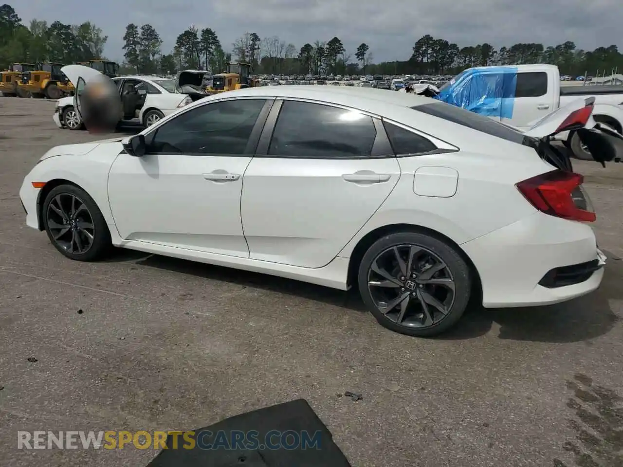 2 Photograph of a damaged car 19XFC2F83ME003286 HONDA CIVIC 2021