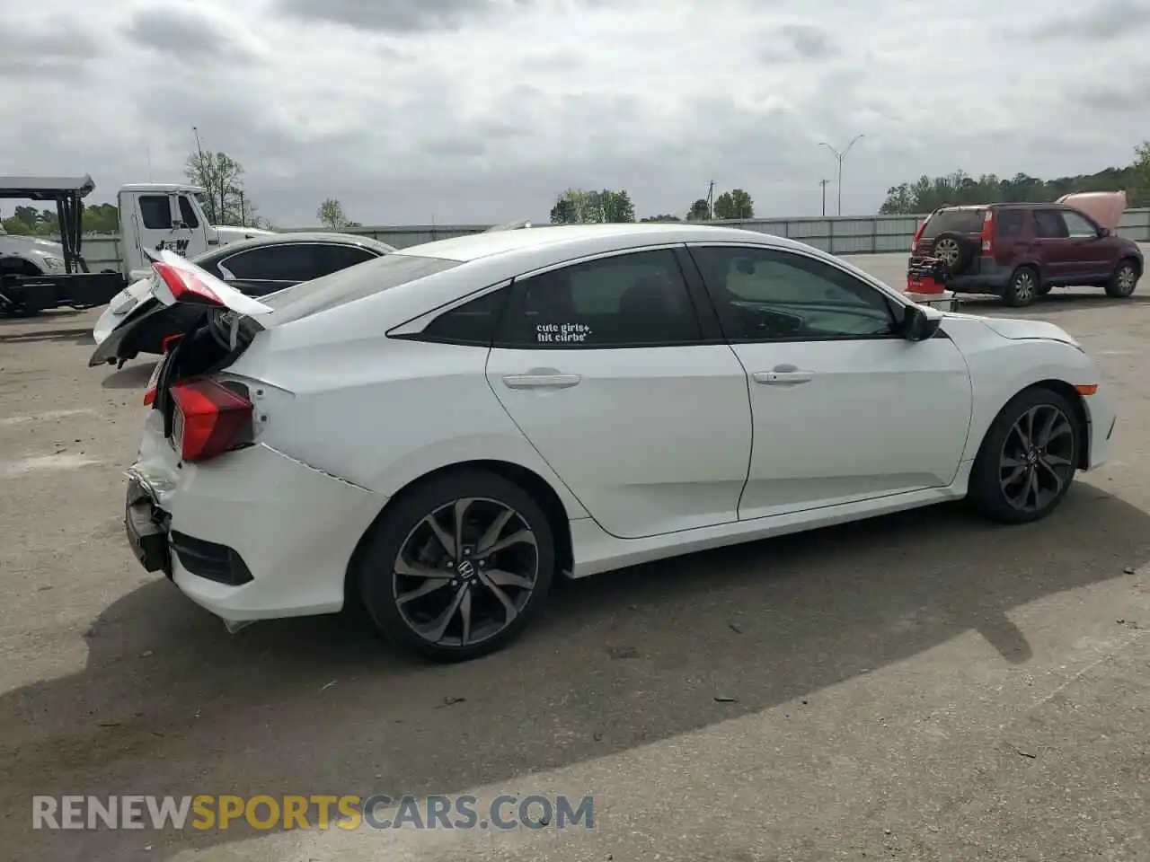 3 Photograph of a damaged car 19XFC2F83ME003286 HONDA CIVIC 2021