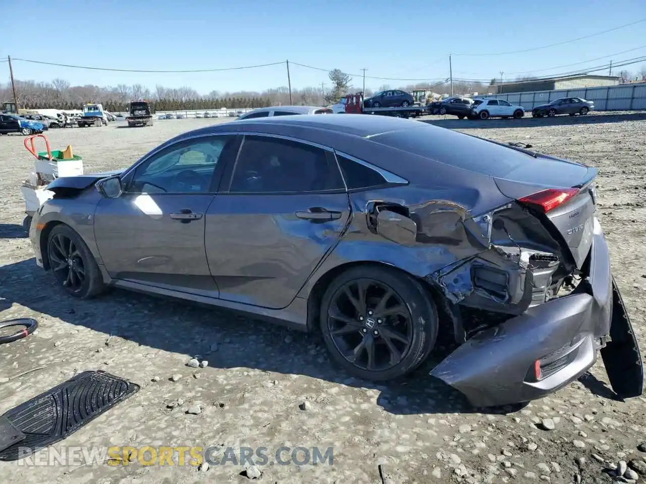 2 Photograph of a damaged car 19XFC2F83ME200863 HONDA CIVIC 2021