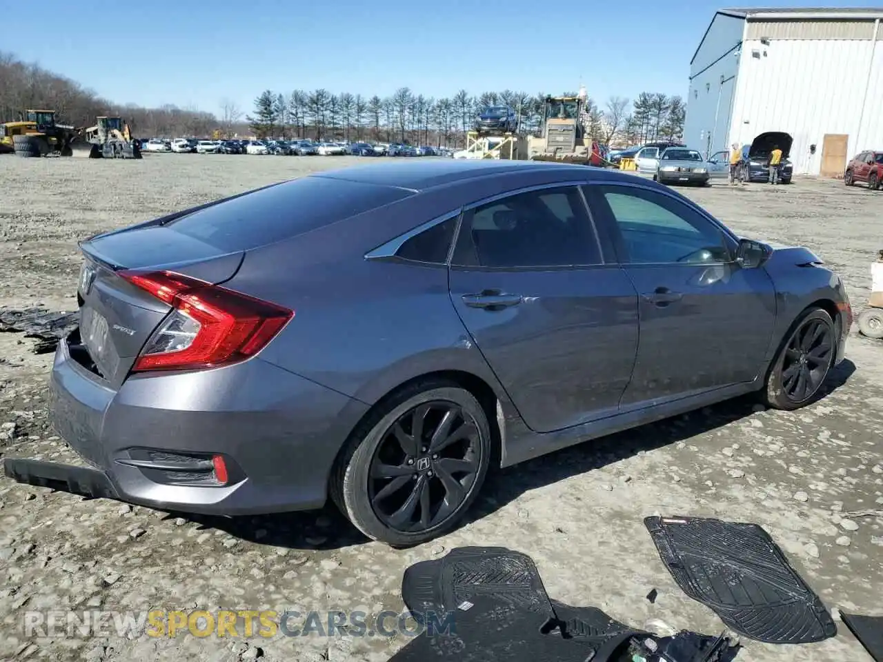 3 Photograph of a damaged car 19XFC2F83ME200863 HONDA CIVIC 2021