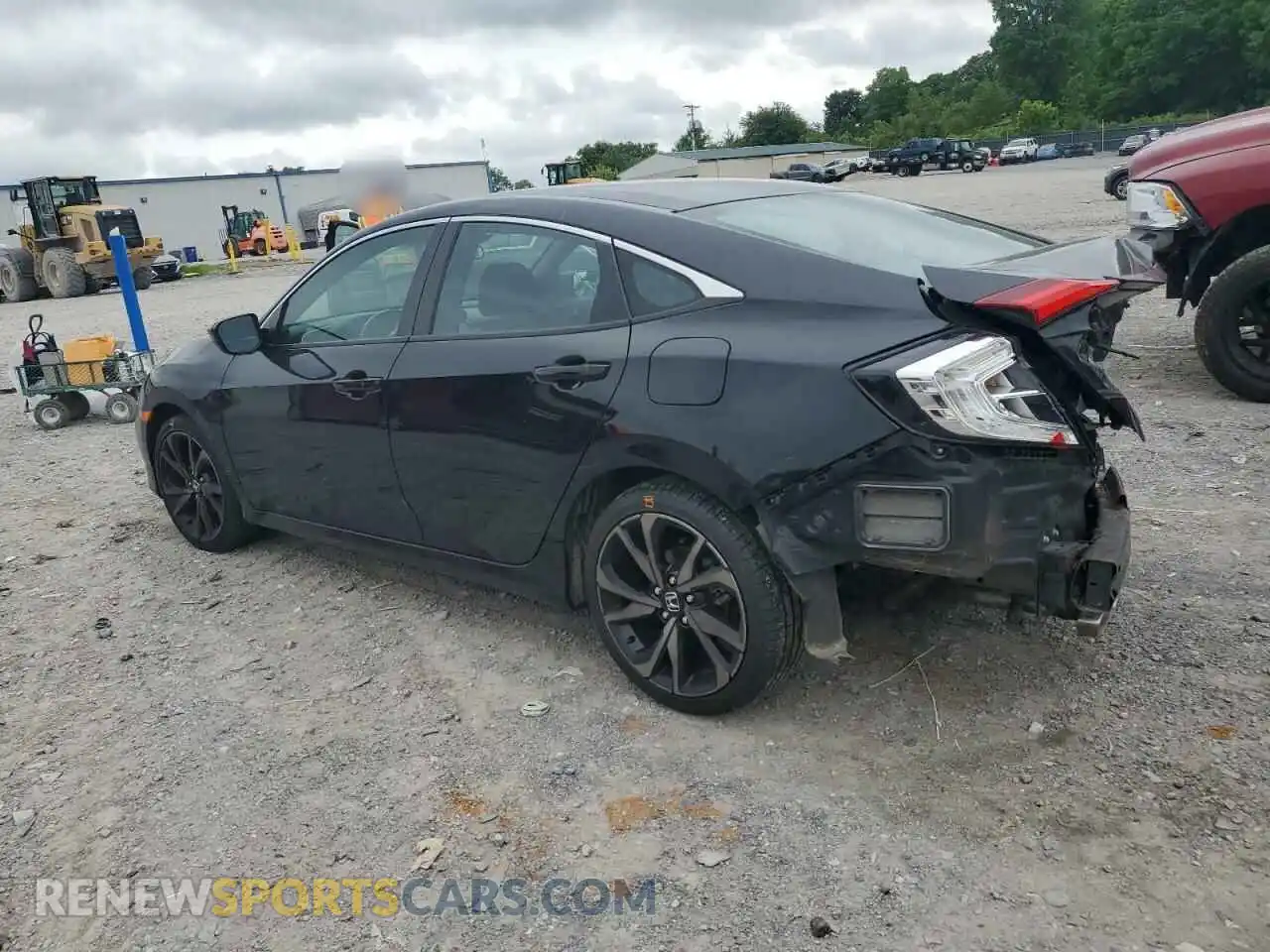 2 Photograph of a damaged car 19XFC2F84ME002745 HONDA CIVIC 2021