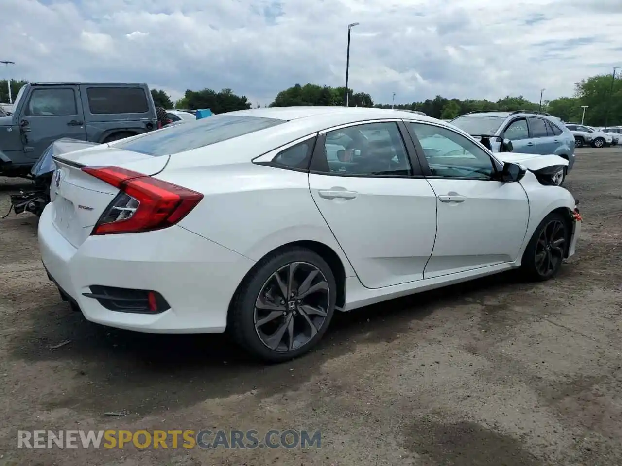 3 Photograph of a damaged car 19XFC2F84ME003197 HONDA CIVIC 2021