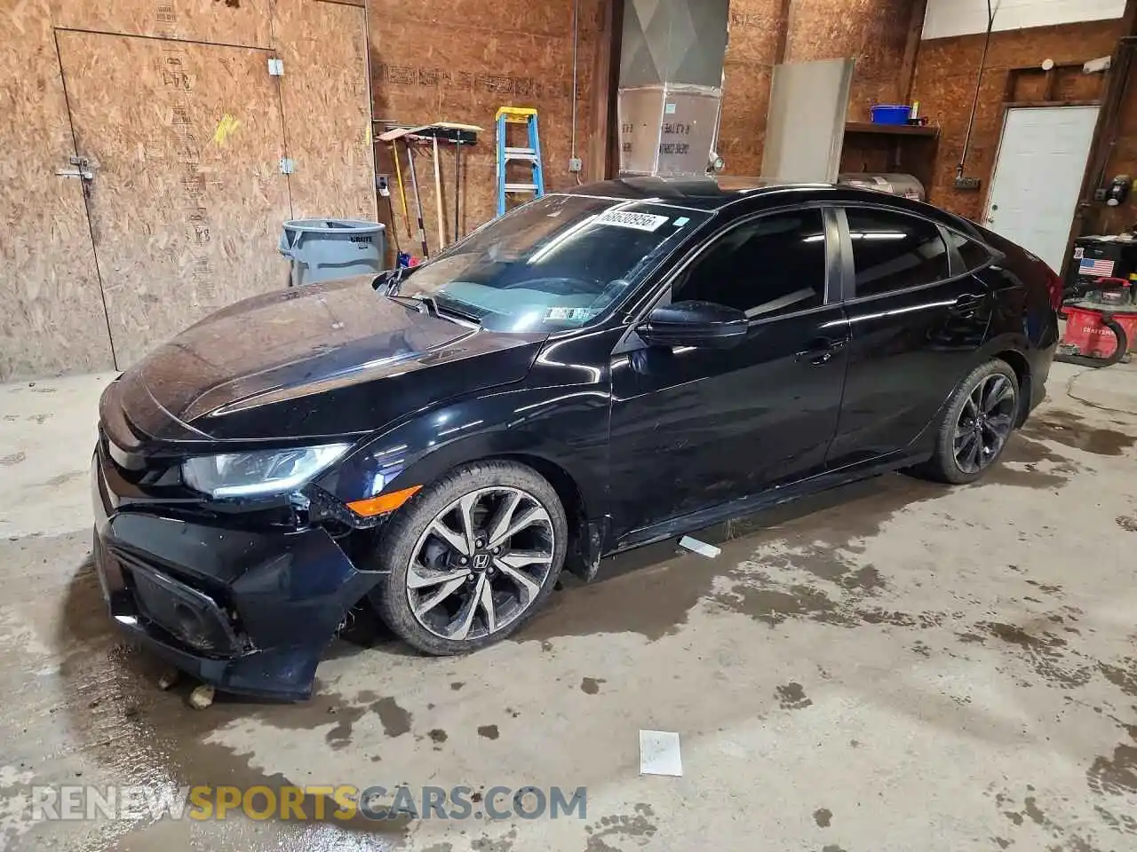 1 Фотография поврежденного автомобиля 19XFC2F84ME200502 HONDA CIVIC 2021