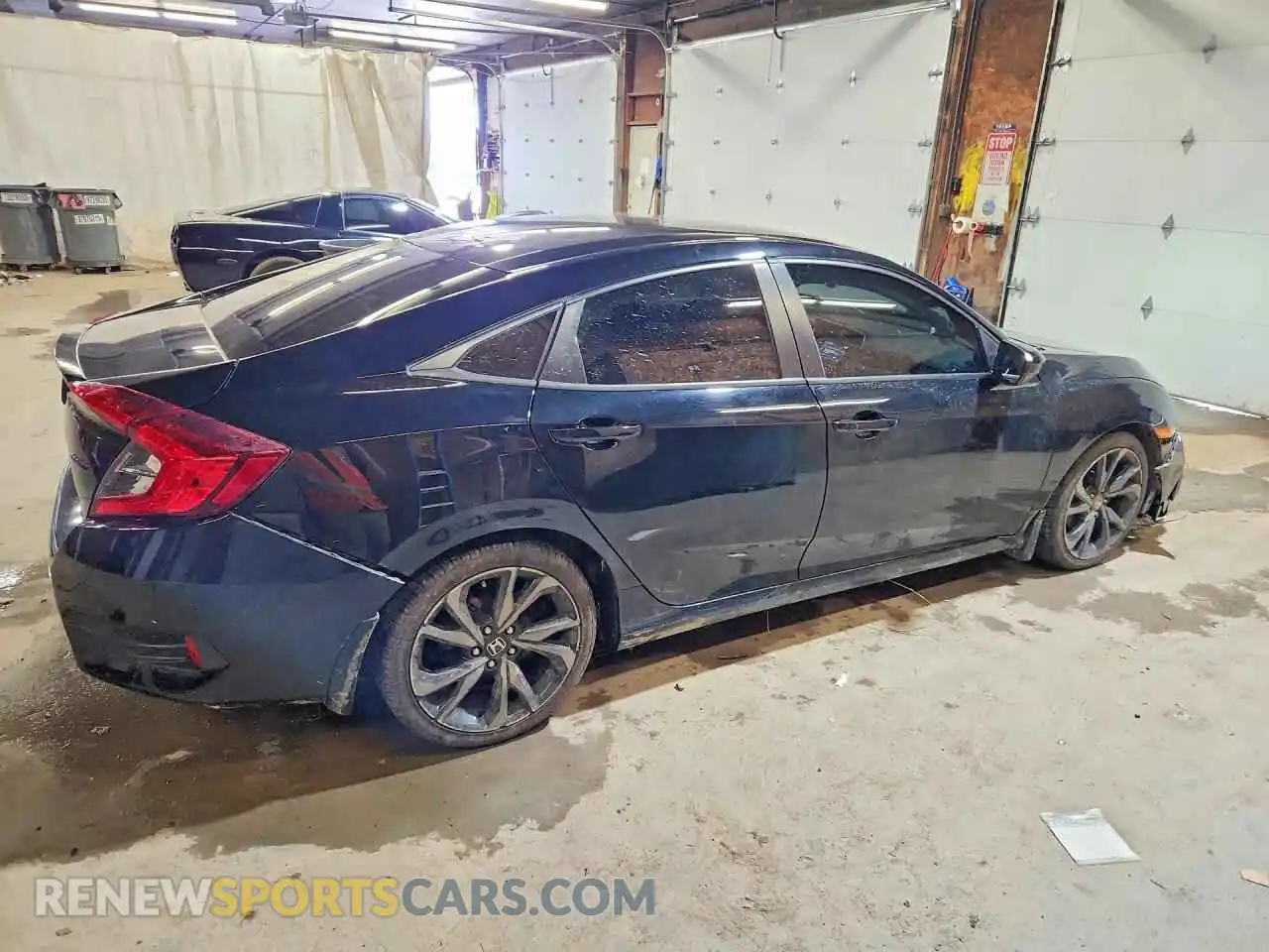 3 Фотография поврежденного автомобиля 19XFC2F84ME200502 HONDA CIVIC 2021