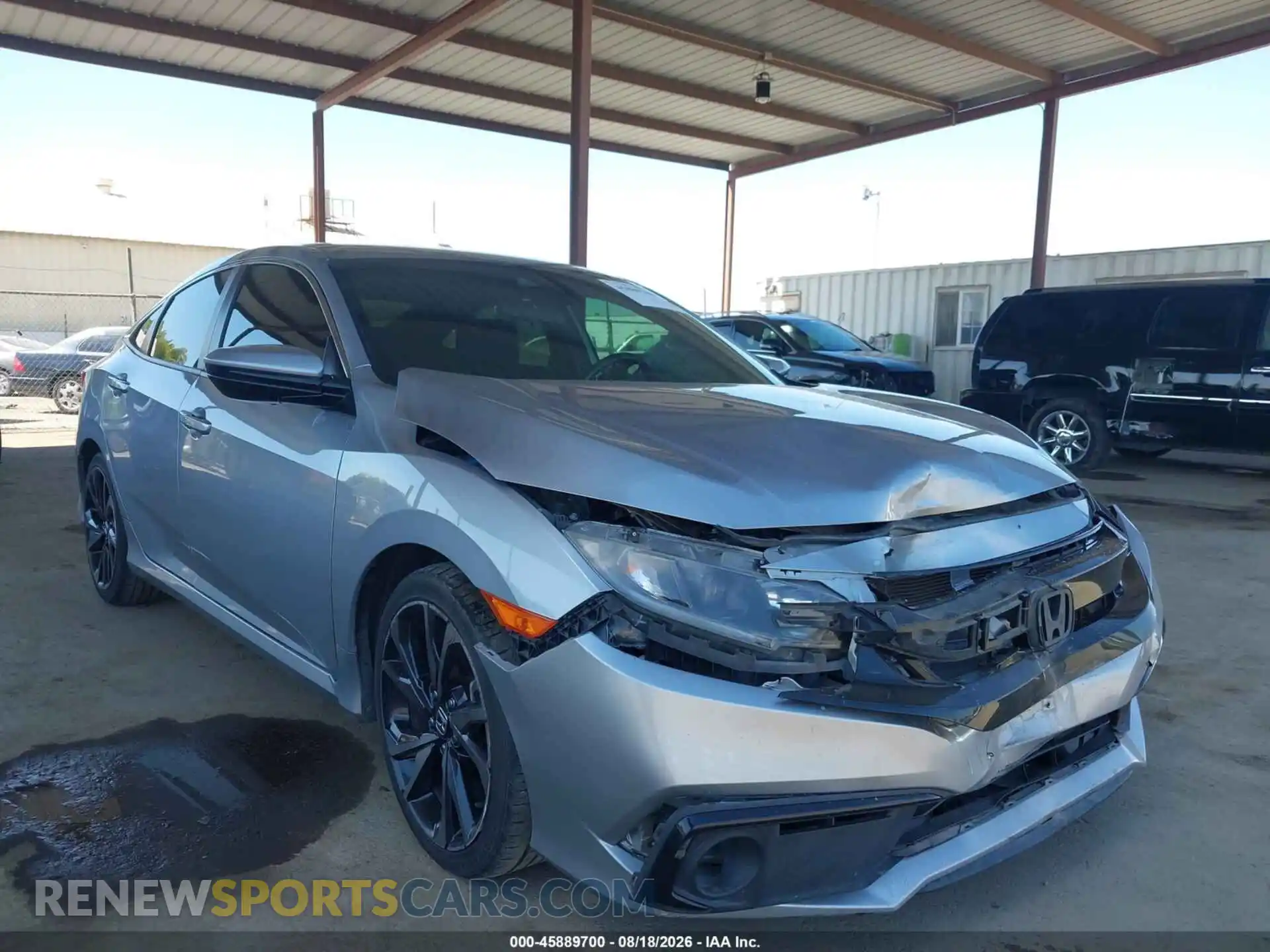 1 fotografías del automóvil dañado 19XFC2F84ME202301 HONDA CIVIC 2021