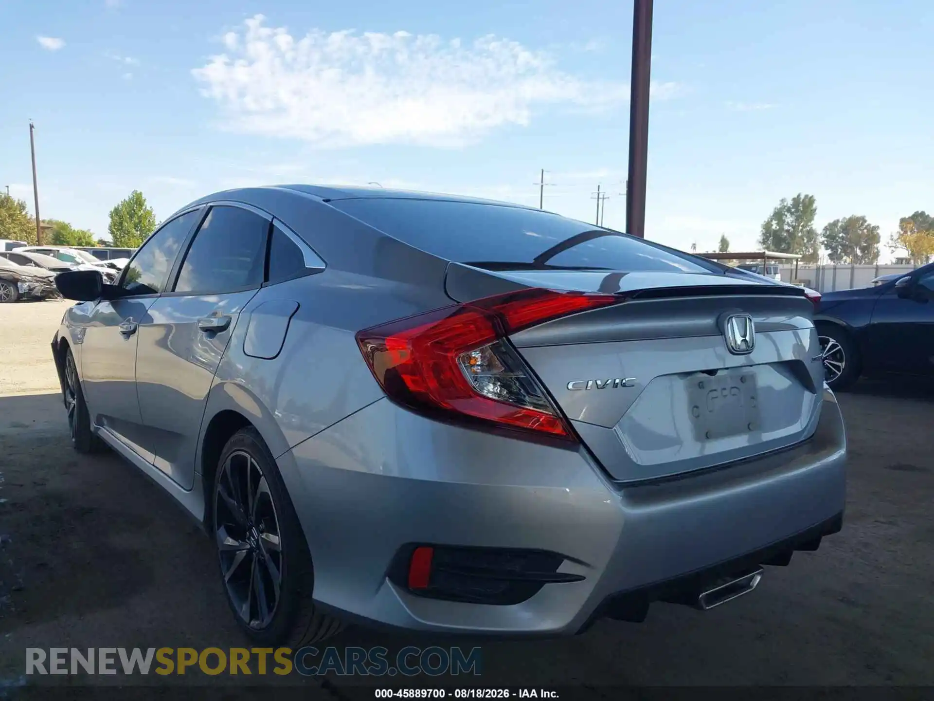 3 fotografías del automóvil dañado 19XFC2F84ME202301 HONDA CIVIC 2021