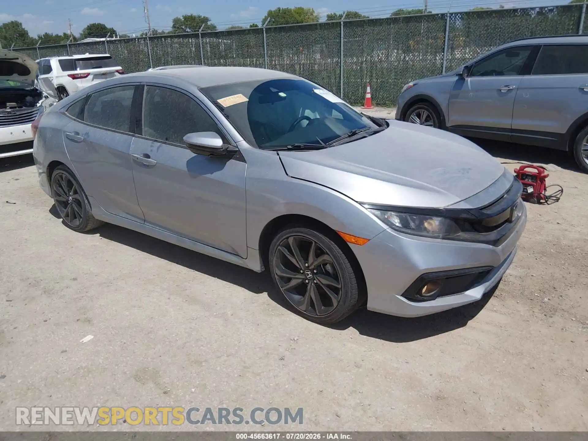 1 Photograph of a damaged car 19XFC2F85ME000986 HONDA CIVIC 2021