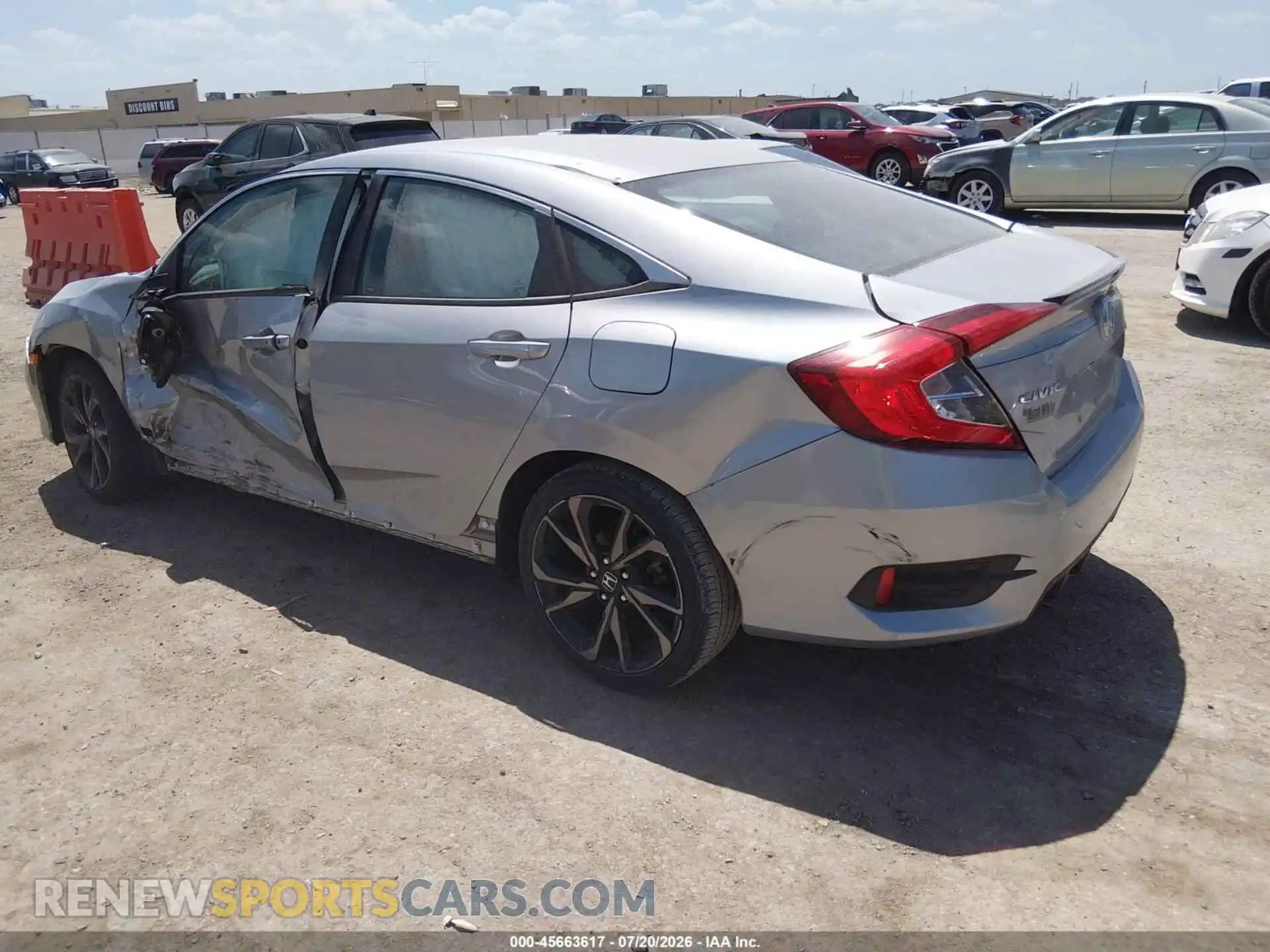 3 Photograph of a damaged car 19XFC2F85ME000986 HONDA CIVIC 2021