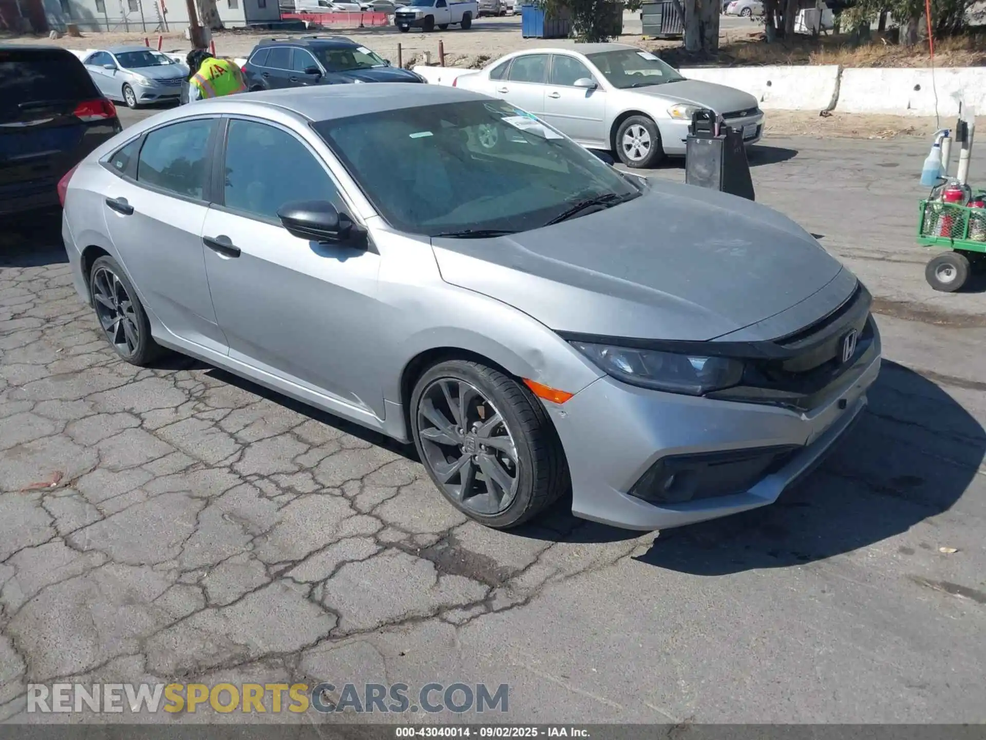 1 Photograph of a damaged car 19XFC2F85ME003743 HONDA CIVIC 2021