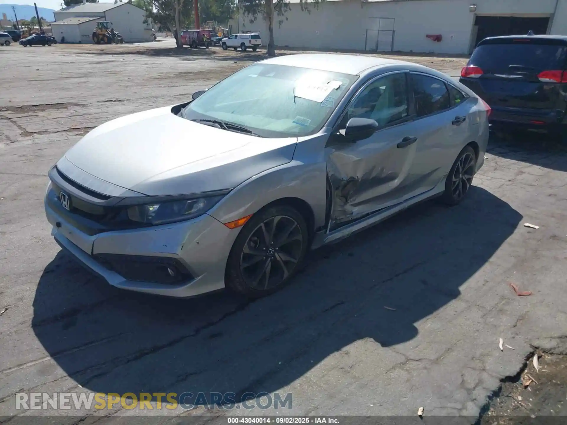 2 Photograph of a damaged car 19XFC2F85ME003743 HONDA CIVIC 2021