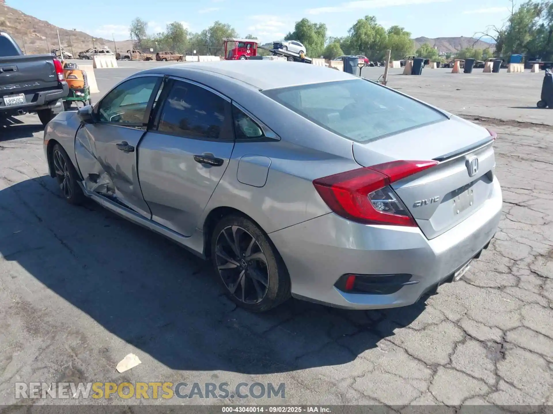 3 Photograph of a damaged car 19XFC2F85ME003743 HONDA CIVIC 2021