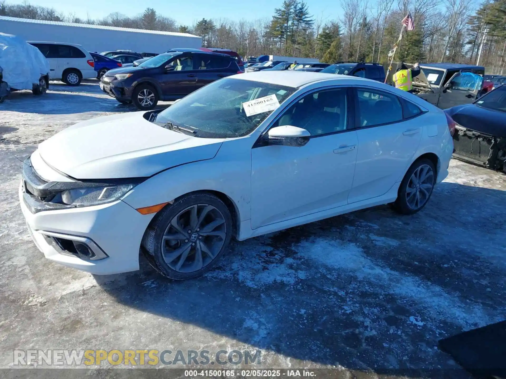 2 Photograph of a damaged car 19XFC2F85ME203098 HONDA CIVIC 2021