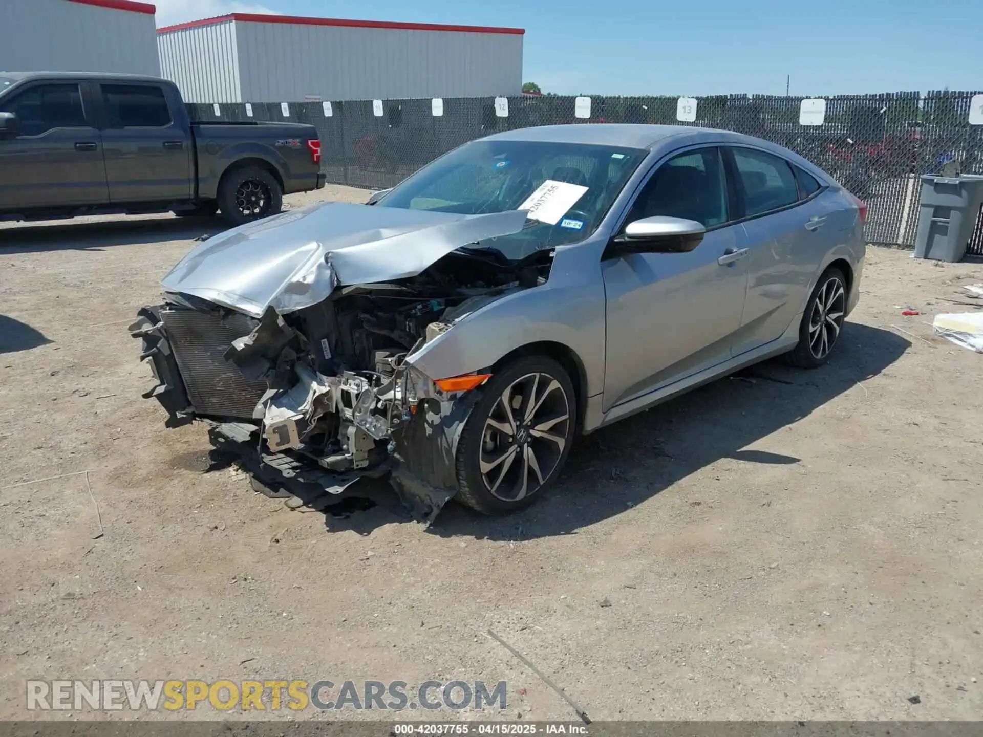 2 Photograph of a damaged car 19XFC2F86ME003153 HONDA CIVIC 2021
