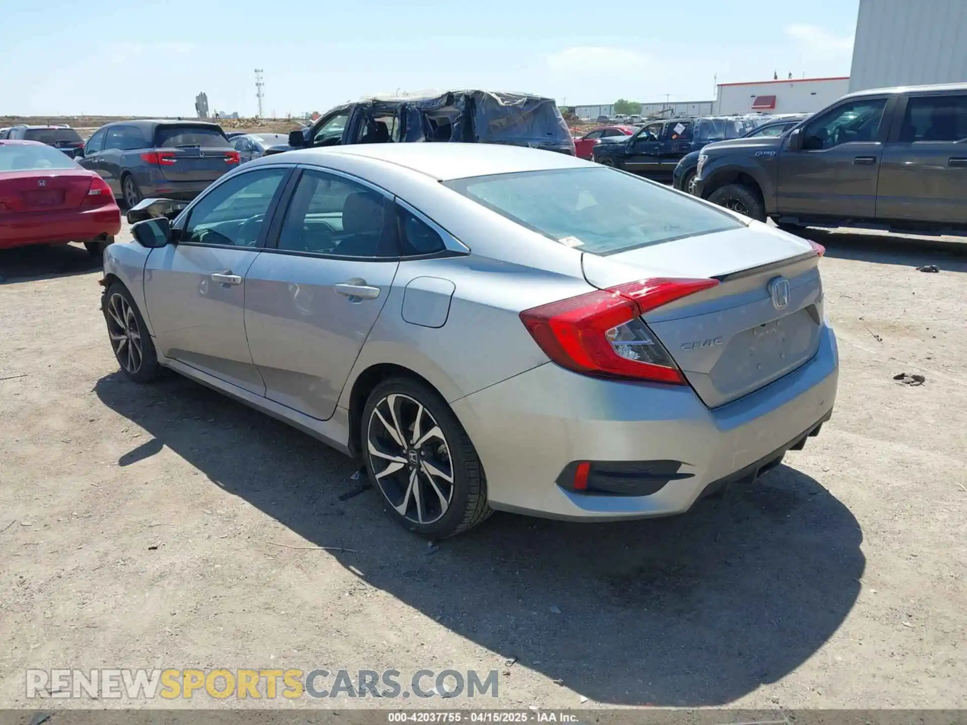 3 Photograph of a damaged car 19XFC2F86ME003153 HONDA CIVIC 2021