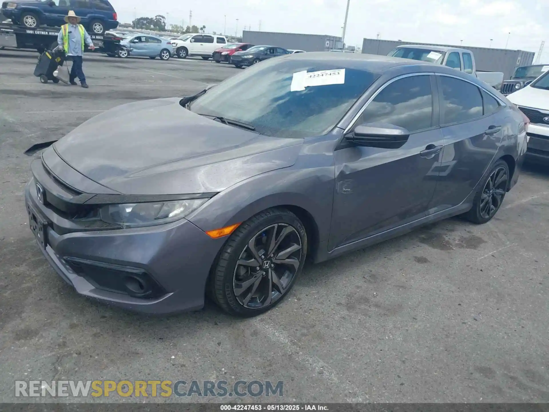 2 Photograph of a damaged car 19XFC2F86ME003377 HONDA CIVIC 2021