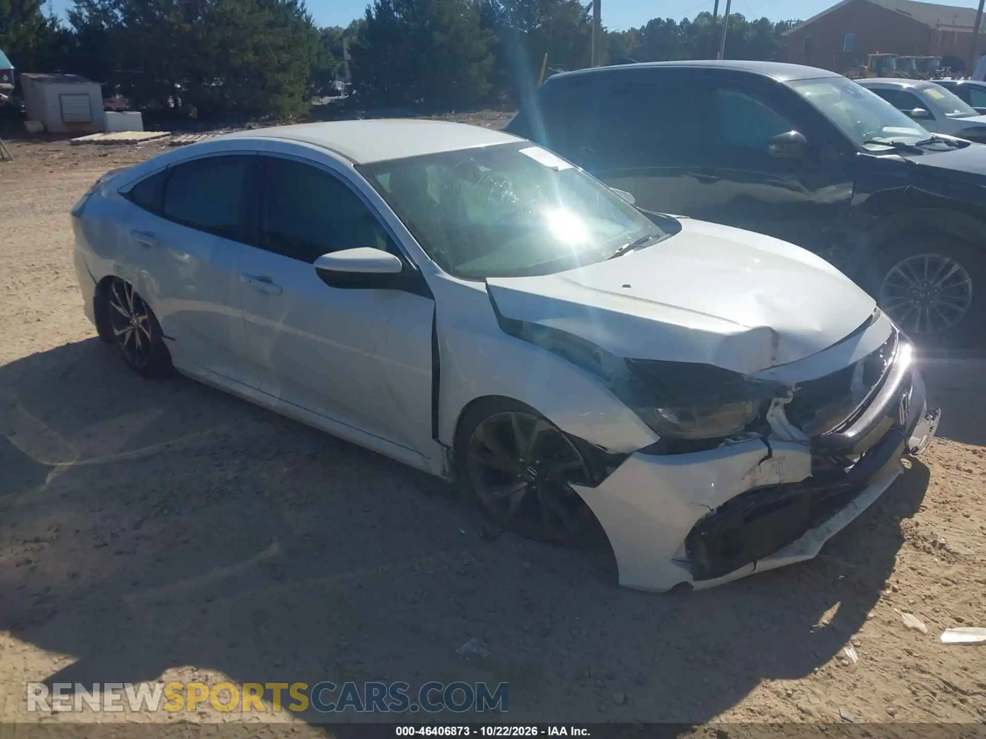 1 Photograph of a damaged car 19XFC2F86ME003928 HONDA CIVIC 2021