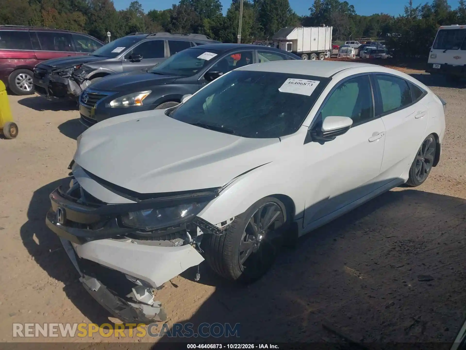 2 Photograph of a damaged car 19XFC2F86ME003928 HONDA CIVIC 2021